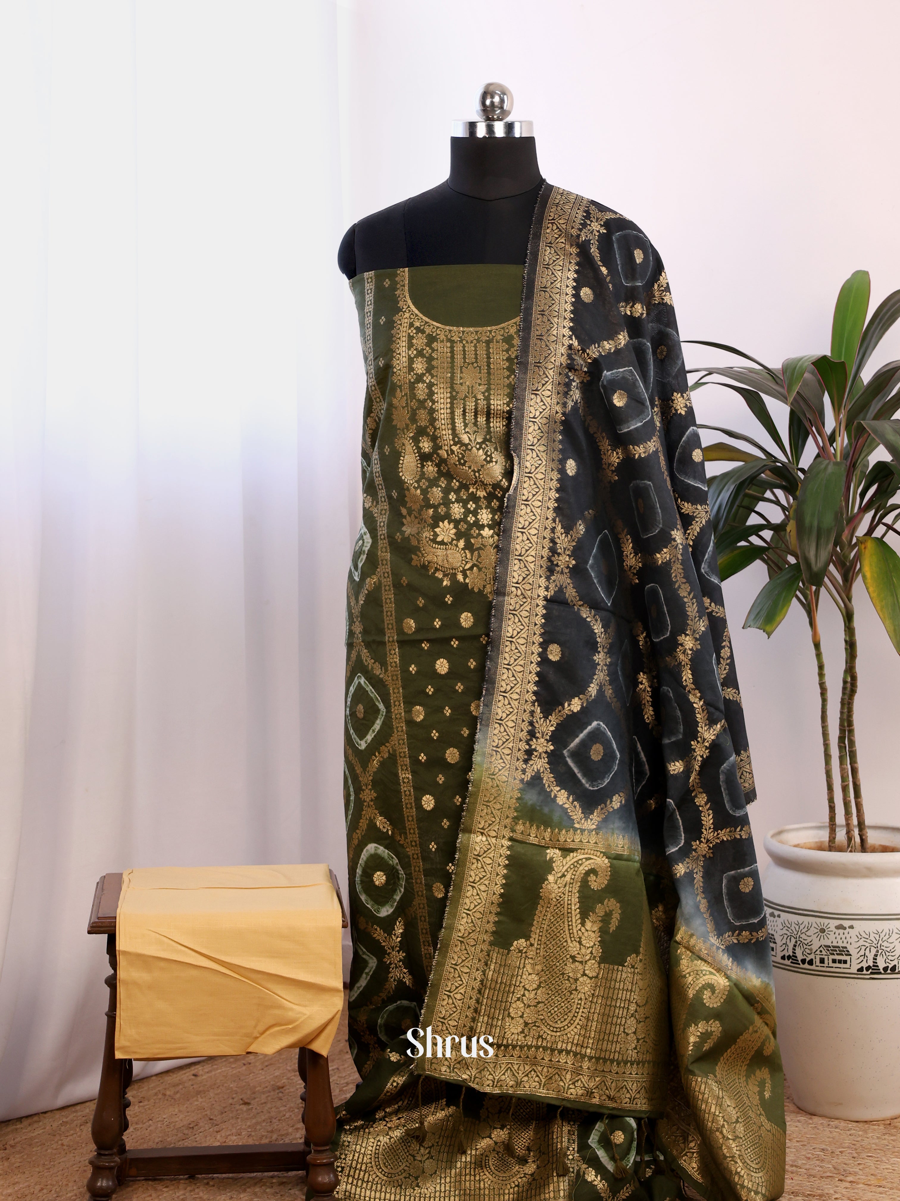 CES02052 - North silkcotton salwar - Shop on ShrusEternity.com