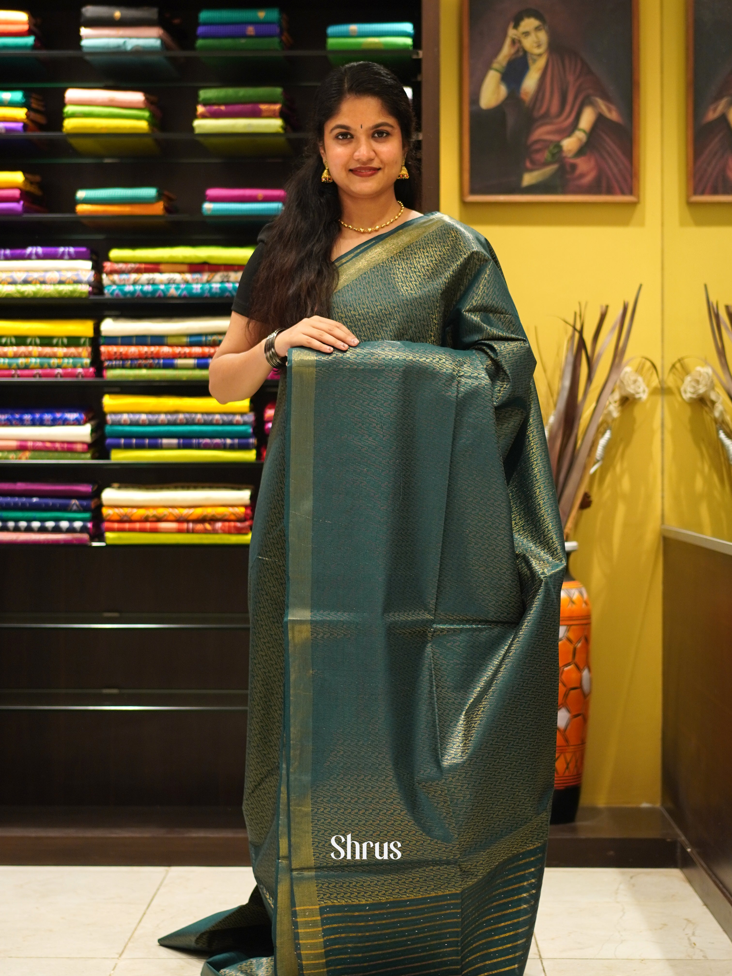 CES02094 - Semi Tussar Saree - Shop on ShrusEternity.com