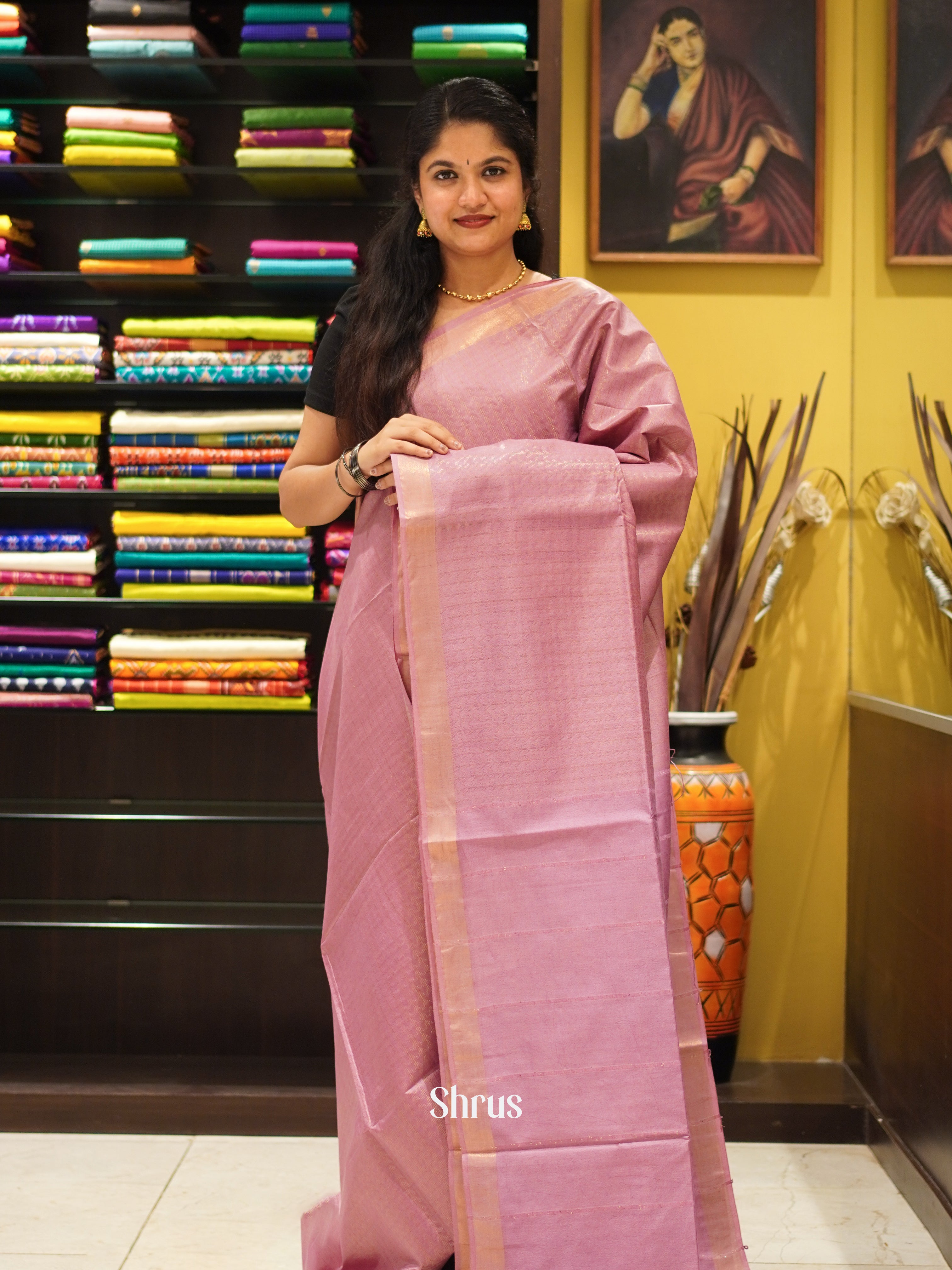 CES02104 - Semi Tussar Saree - Shop on ShrusEternity.com