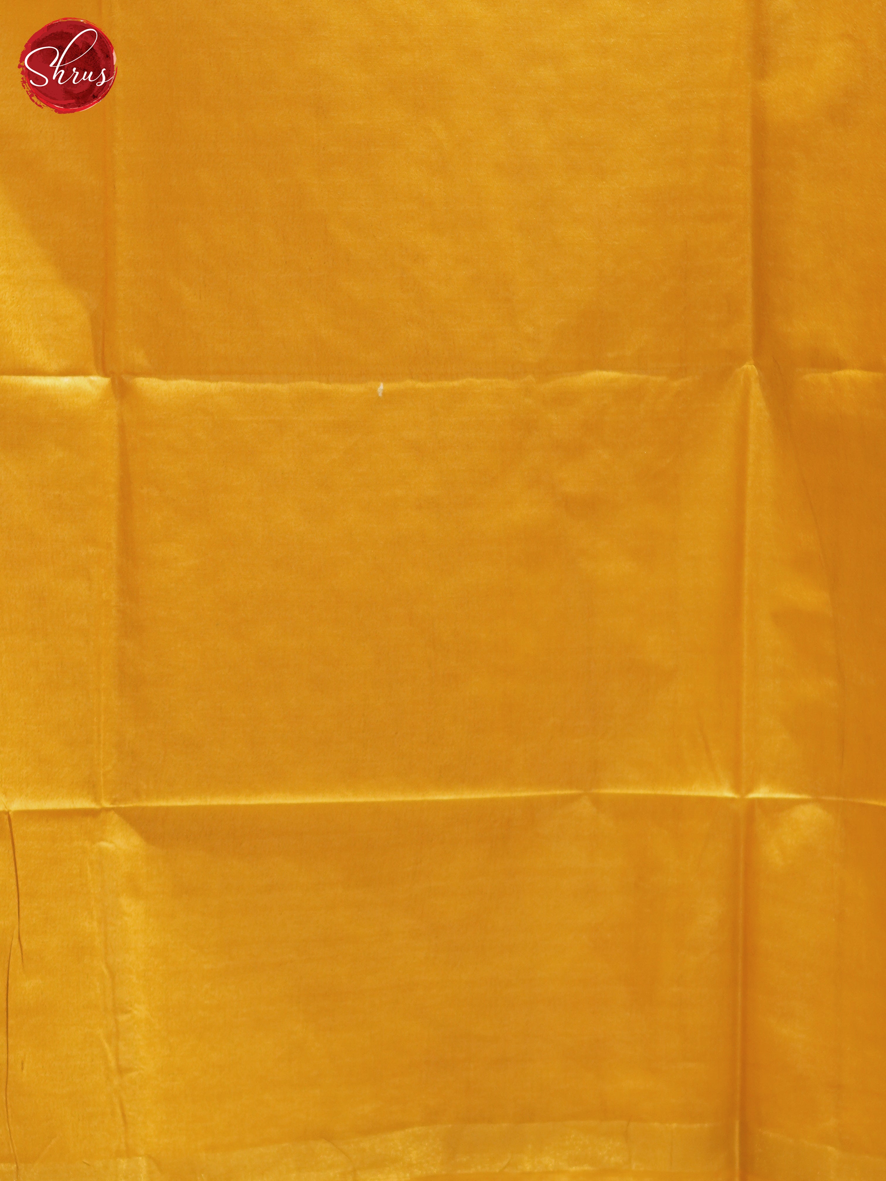 Yellow(Single Tone) - Semi Tussar Saree - Shop on ShrusEternity.com