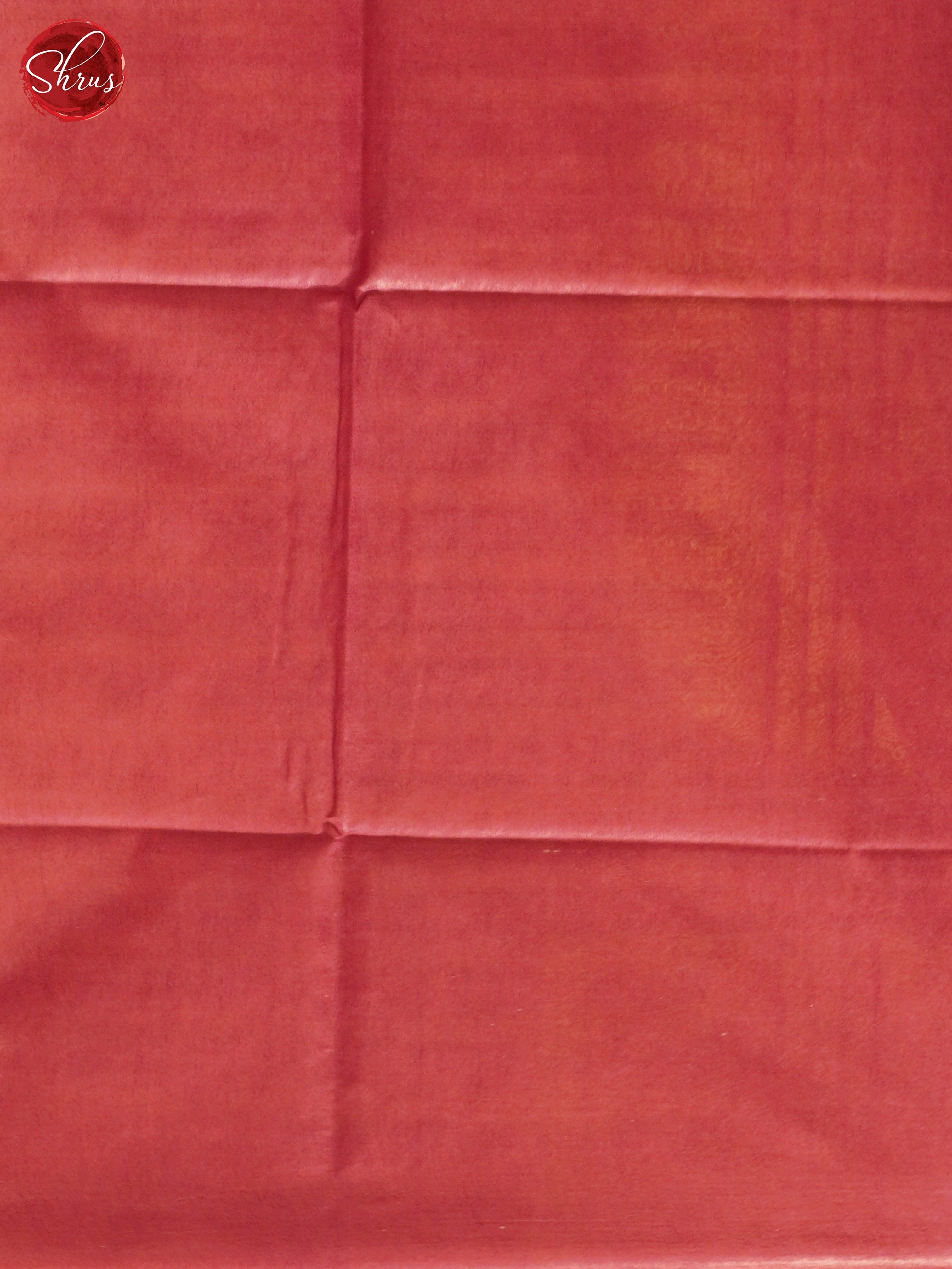 Red(Single Tone) - Semi Tussar Saree - Shop on ShrusEternity.com