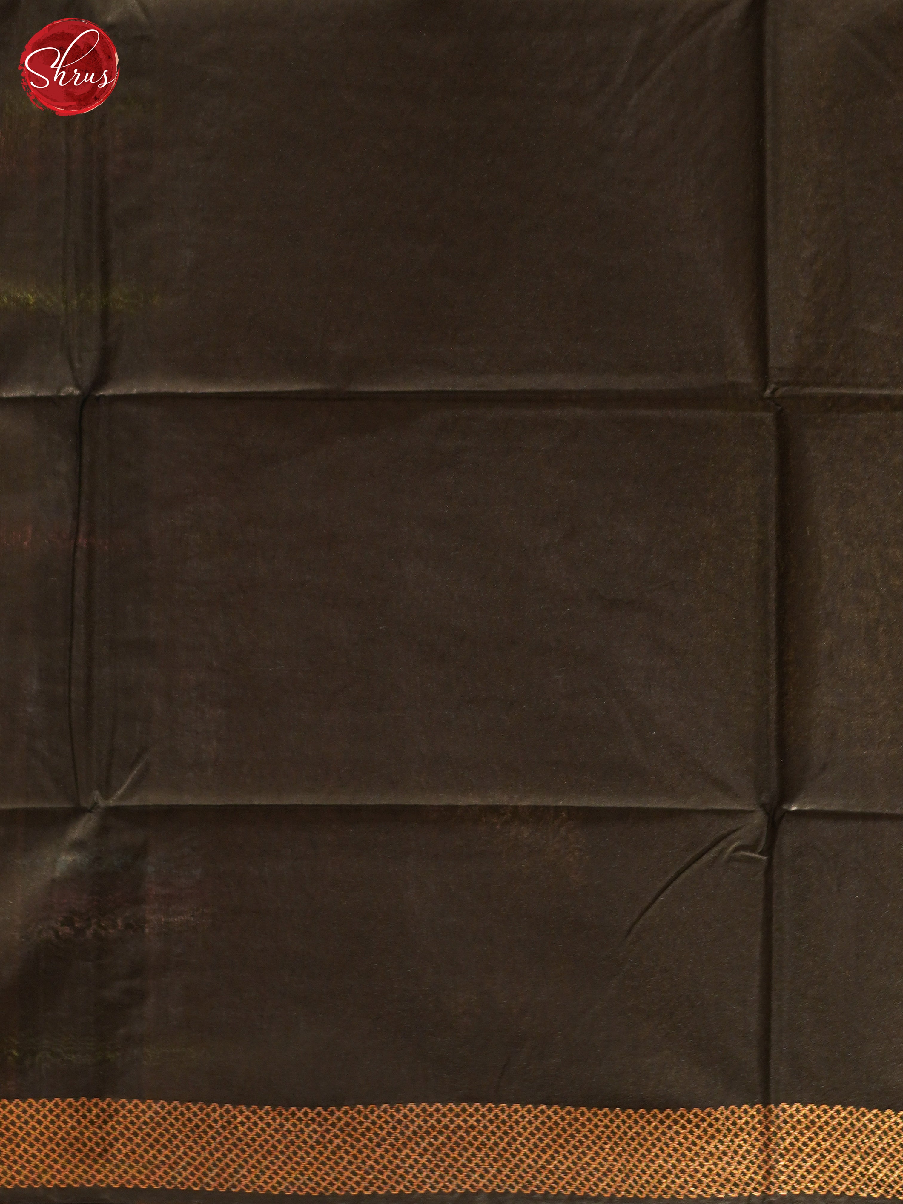 Black(Single Tone) - Semi Tussar Saree - Shop on ShrusEternity.com