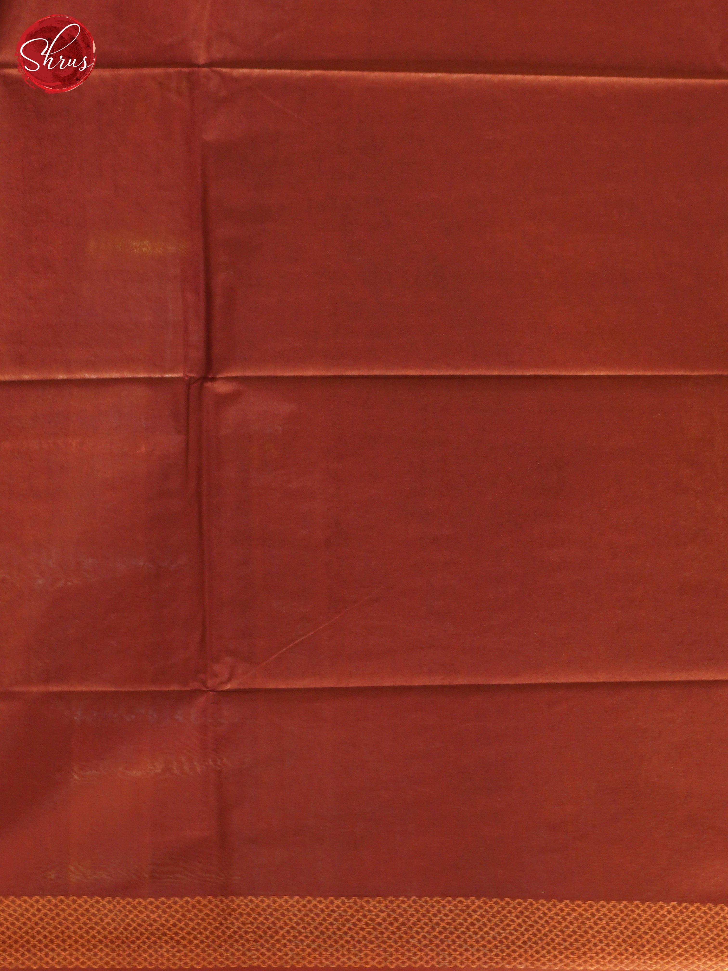 Brown(Single Tone) - Semi Tussar Saree - Shop on ShrusEternity.com