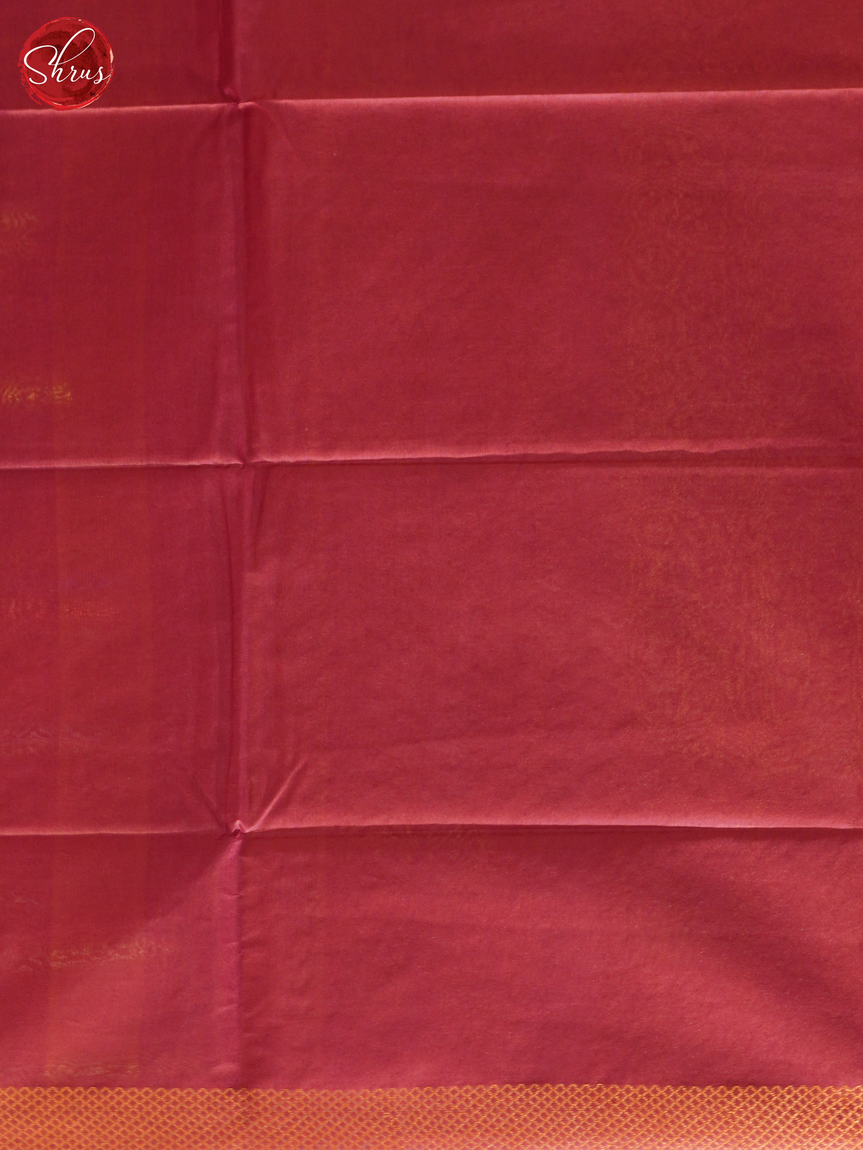 Maroon(Single Tone)- Semi Tussar Saree - Shop on ShrusEternity.com