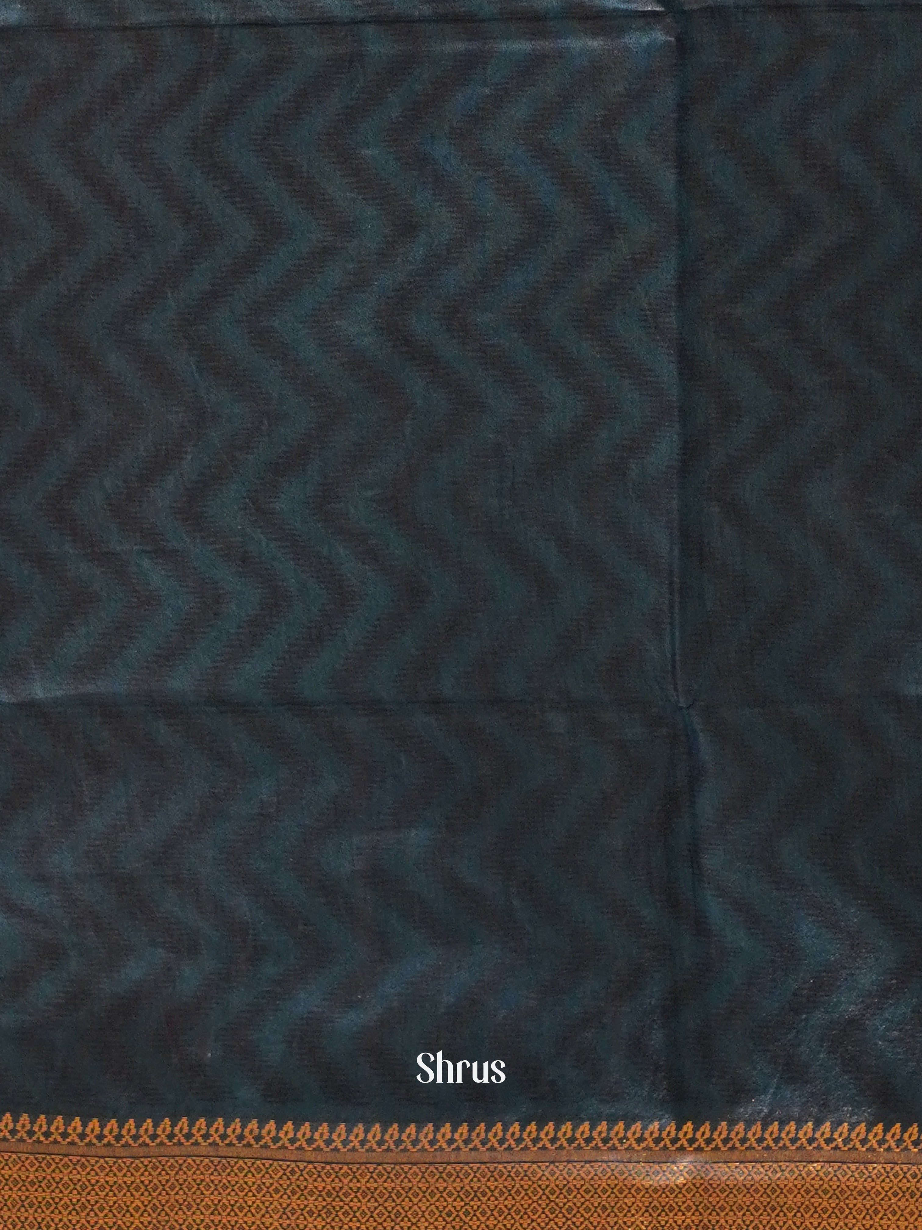 Red & Blue - Semi Tussar Saree - Shop on ShrusEternity.com