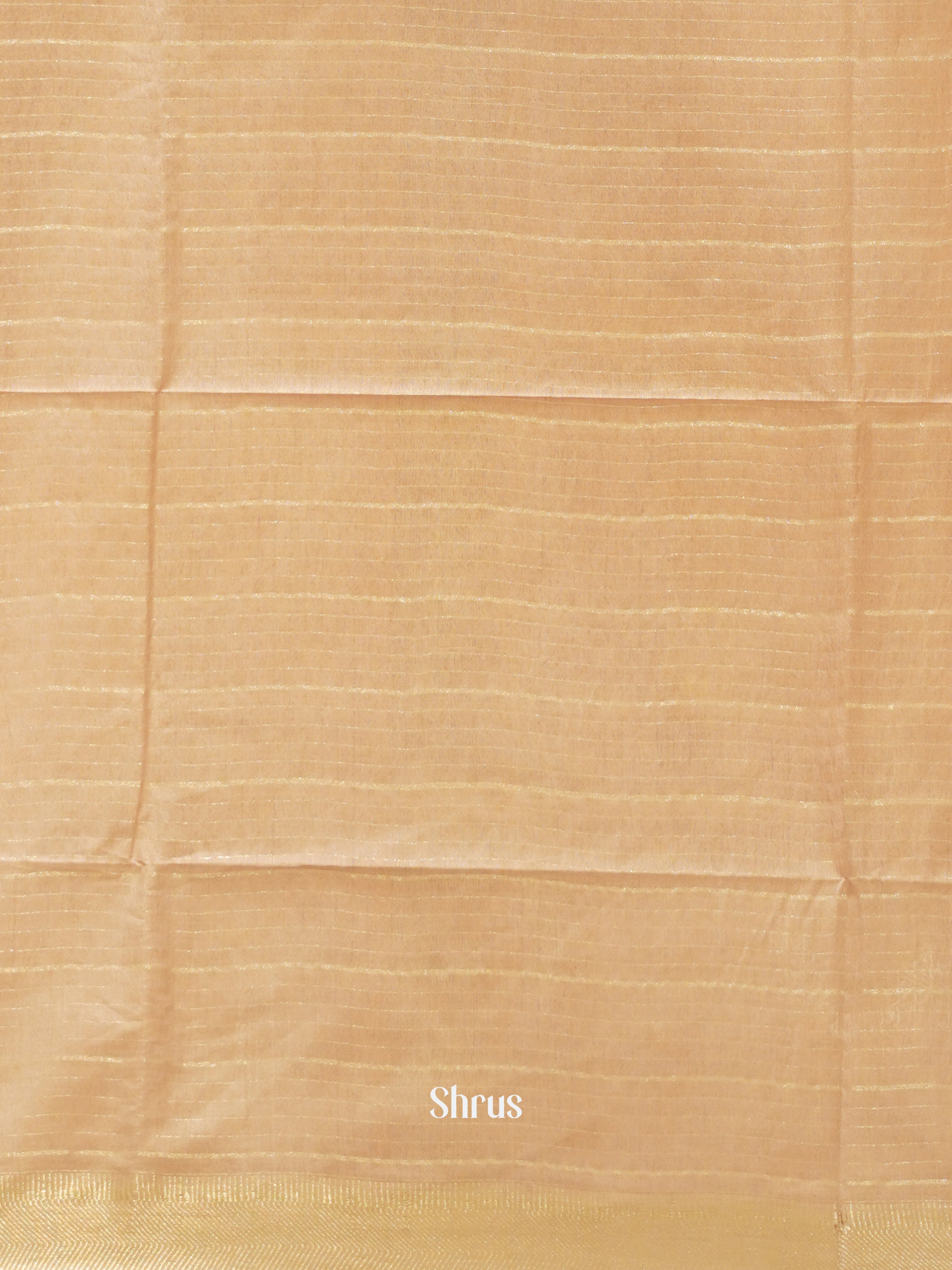 Dusty Brown(Single Tone)- Semi Tussar Saree - Shop on ShrusEternity.com