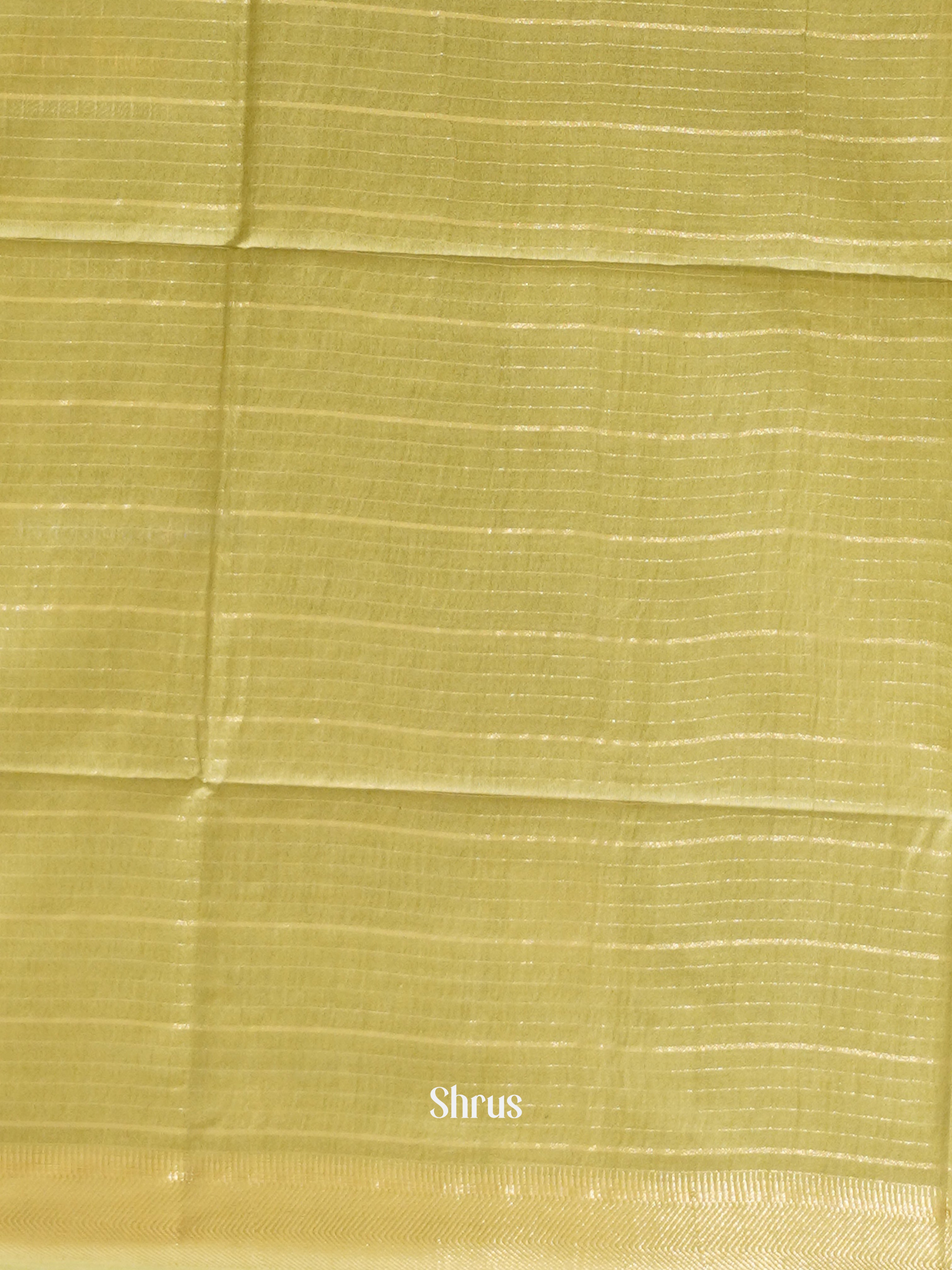 Green(Single Tone)- Semi Tussar Saree - Shop on ShrusEternity.com