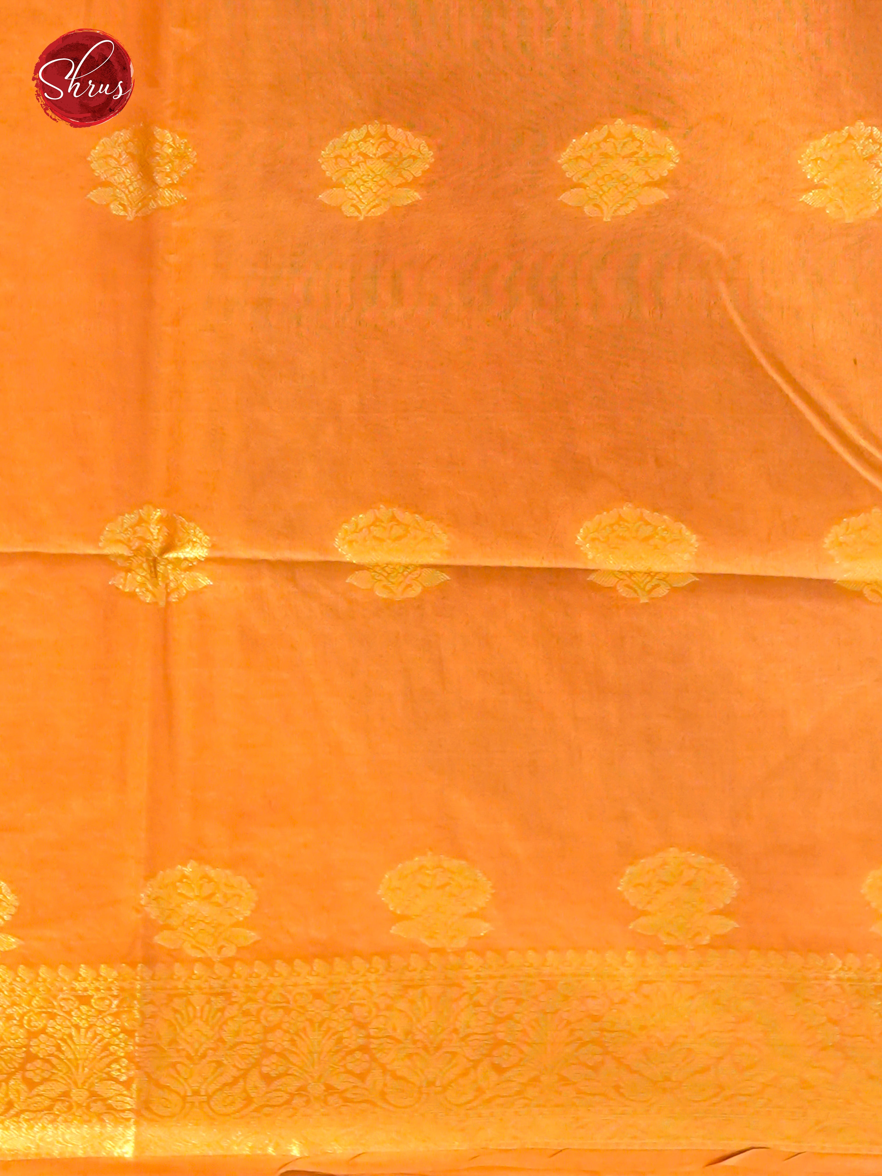 Grey & Orange - Semi Tussar - Shop on ShrusEternity.com