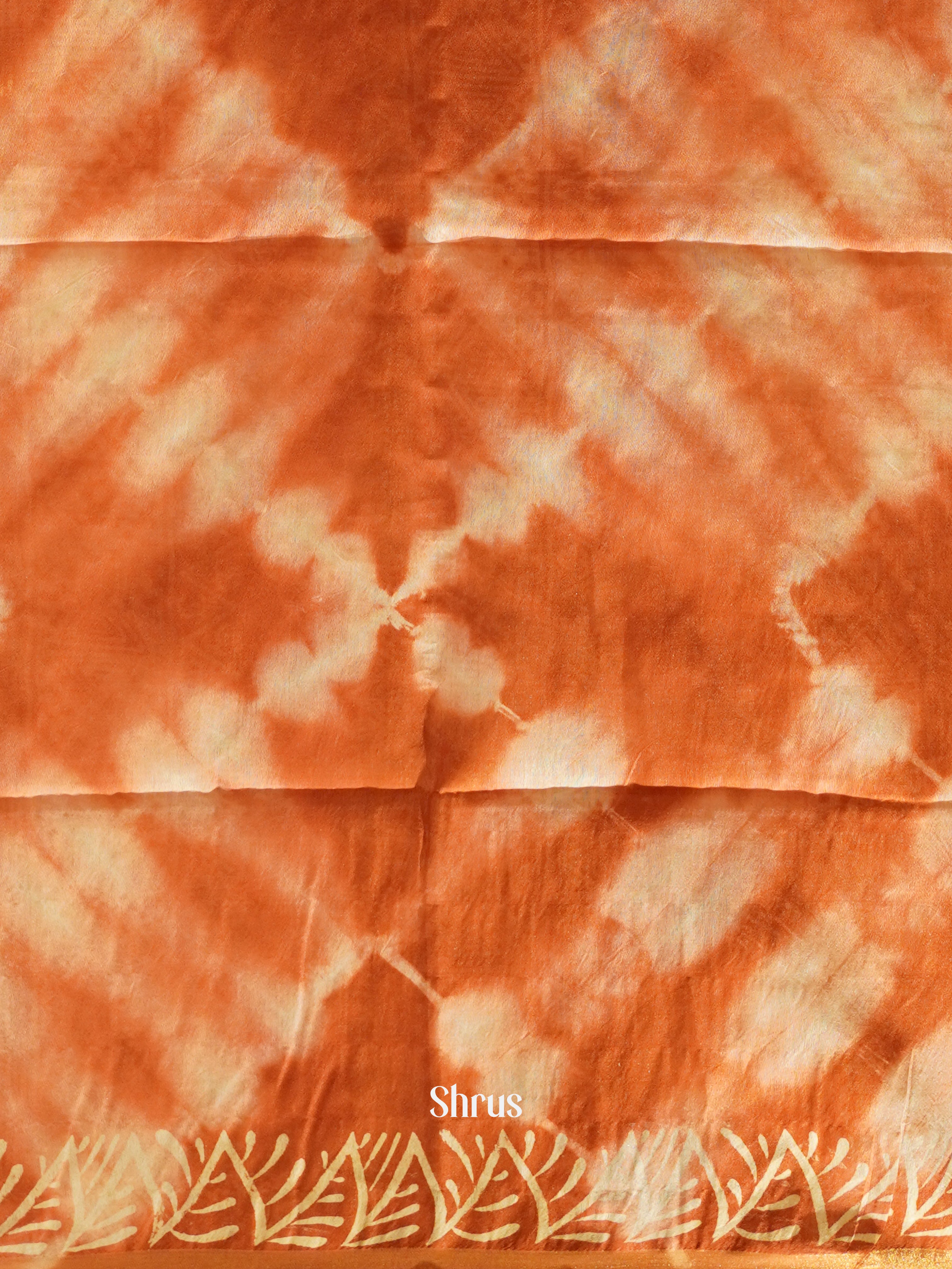 Cream & Light Brown - Bhatik Saree - Shop on ShrusEternity.com