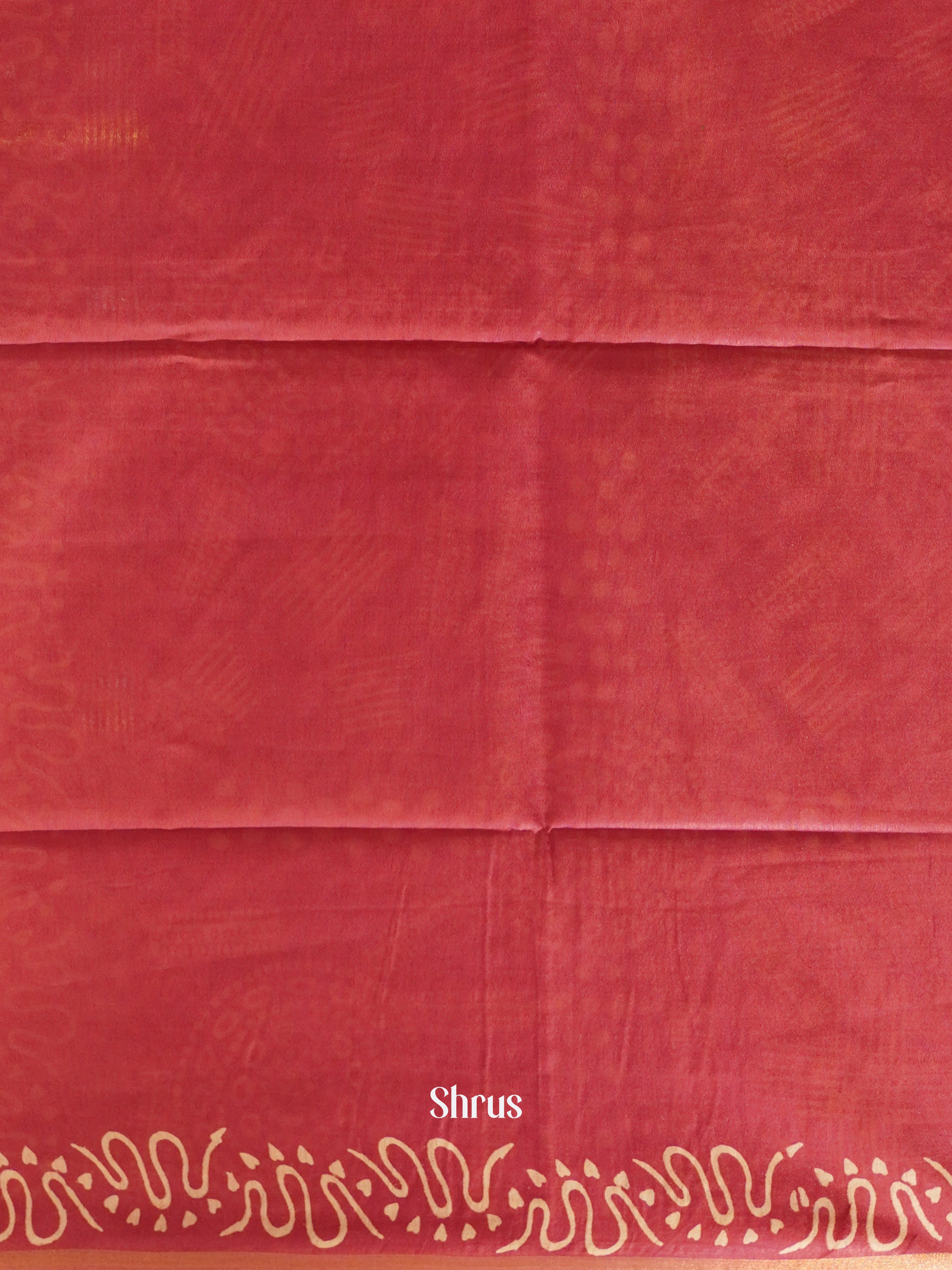 Cream & Onion Pink - Bhatik Saree - Shop on ShrusEternity.com