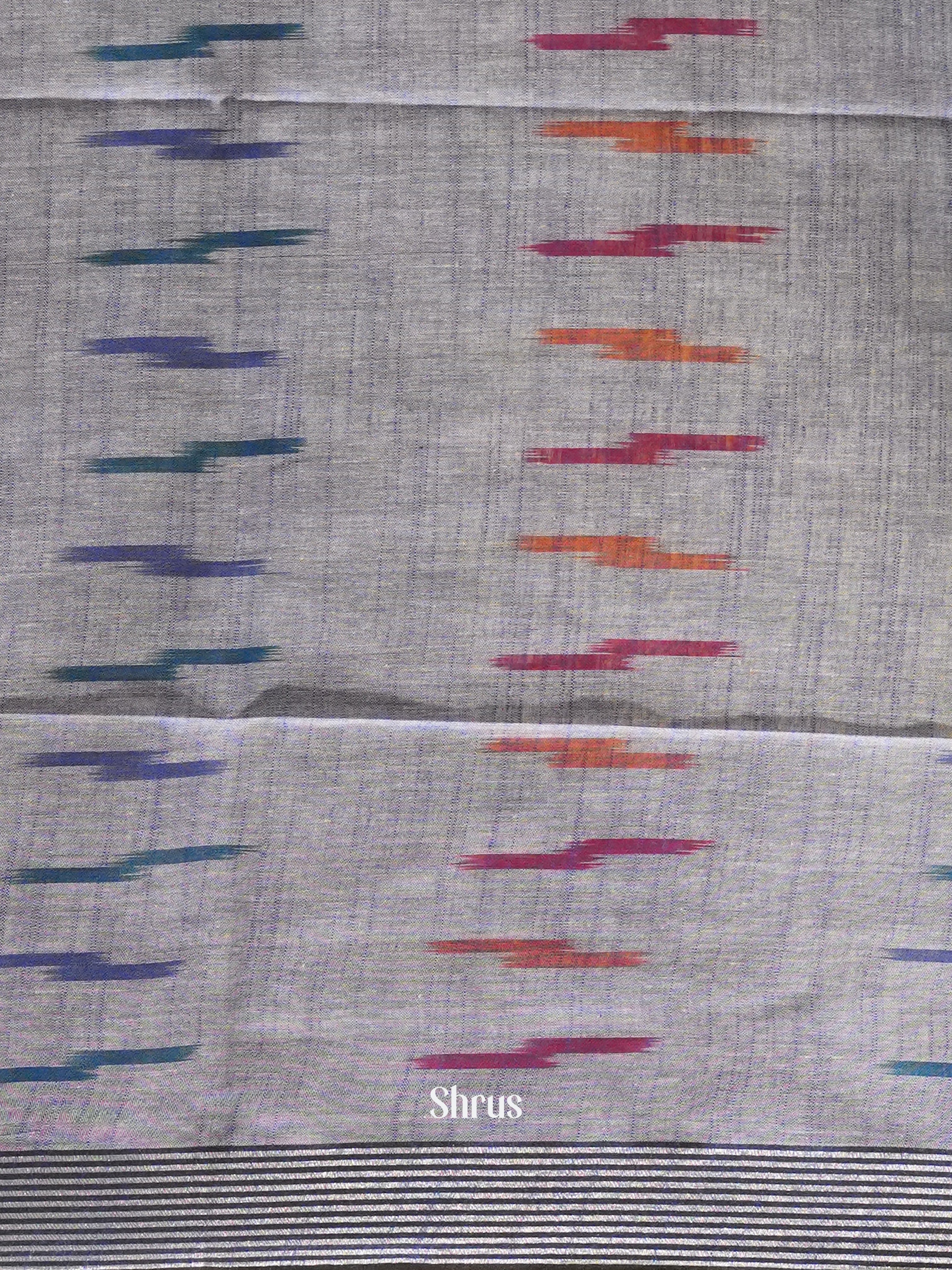 CES03069 - Semi Ikkat Saree - Shop on ShrusEternity.com