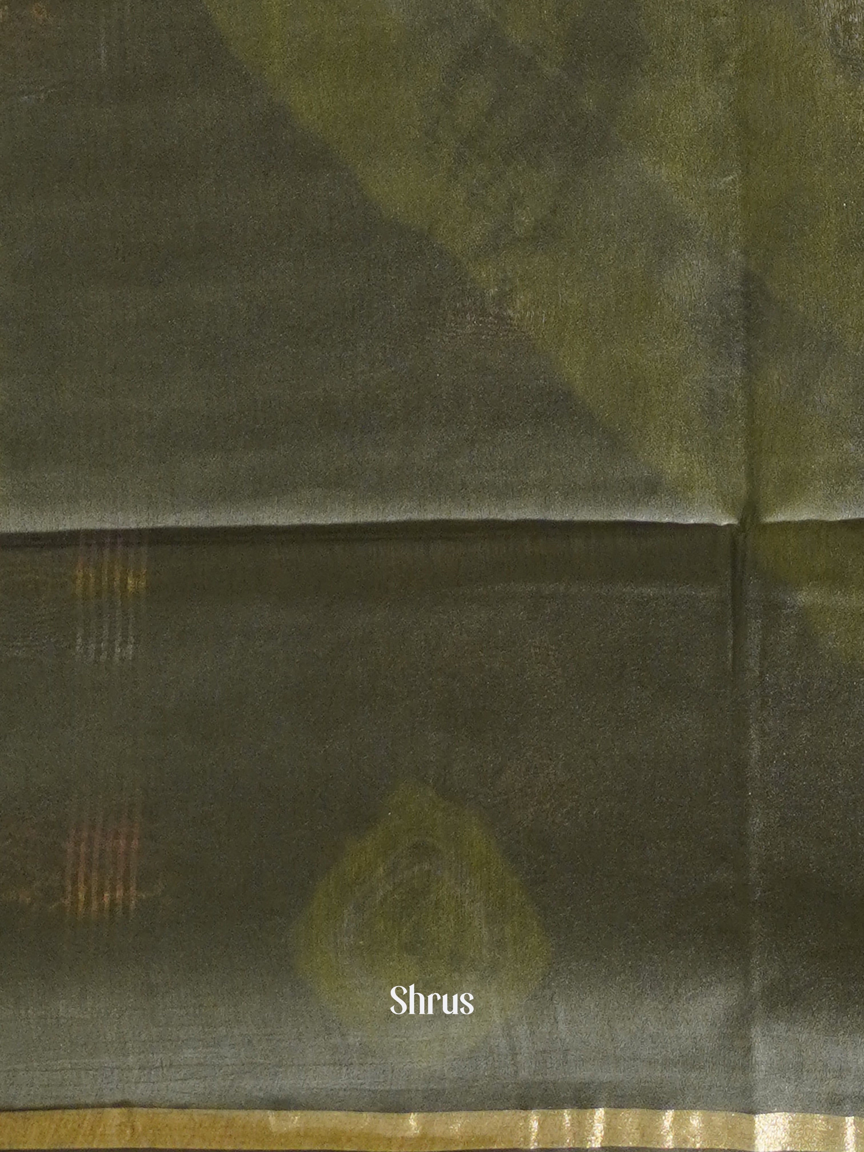 Green & Yellow - Shibori Saree - Shop on ShrusEternity.com