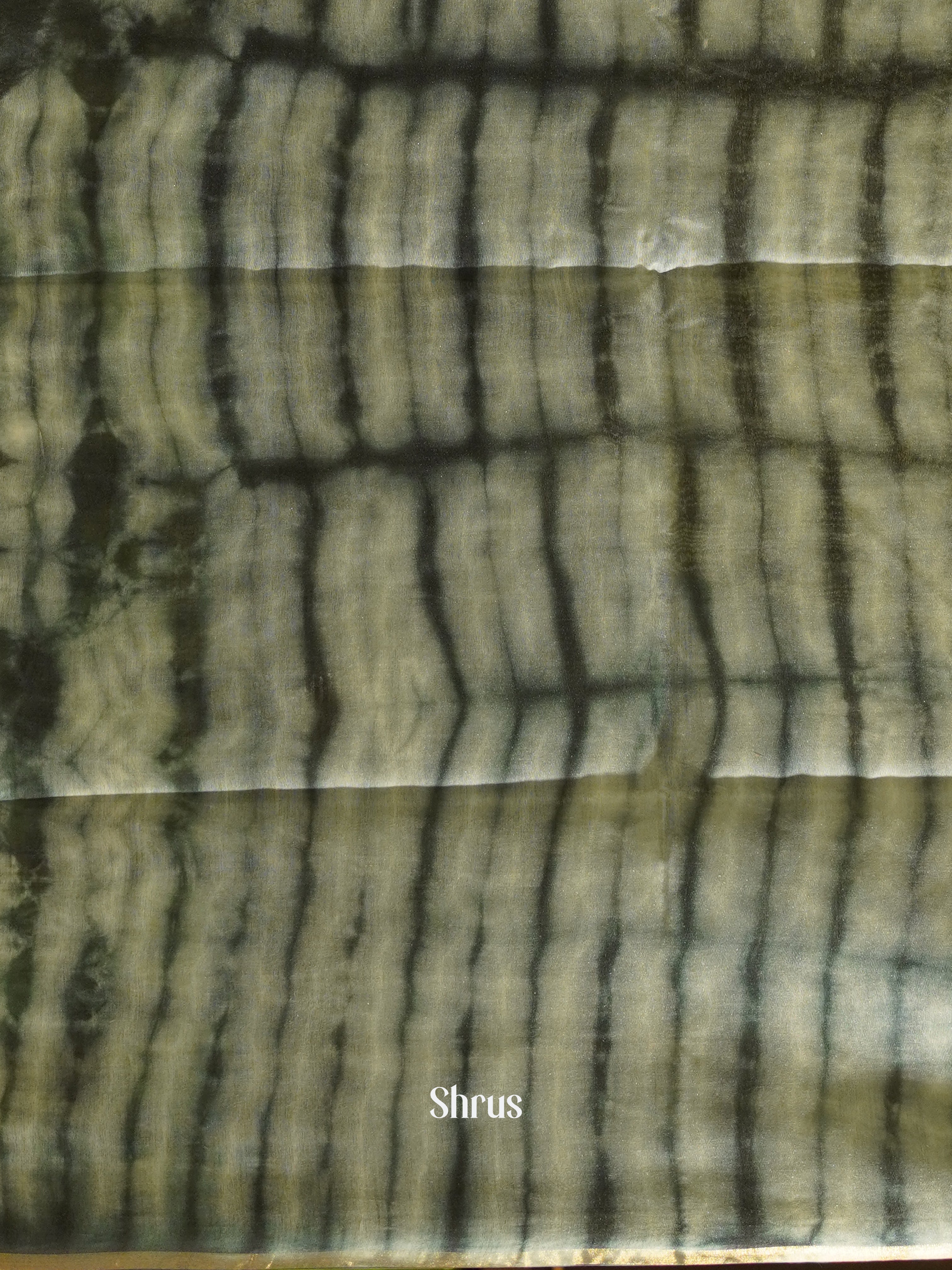 Green - Shibori Saree - Shop on ShrusEternity.com