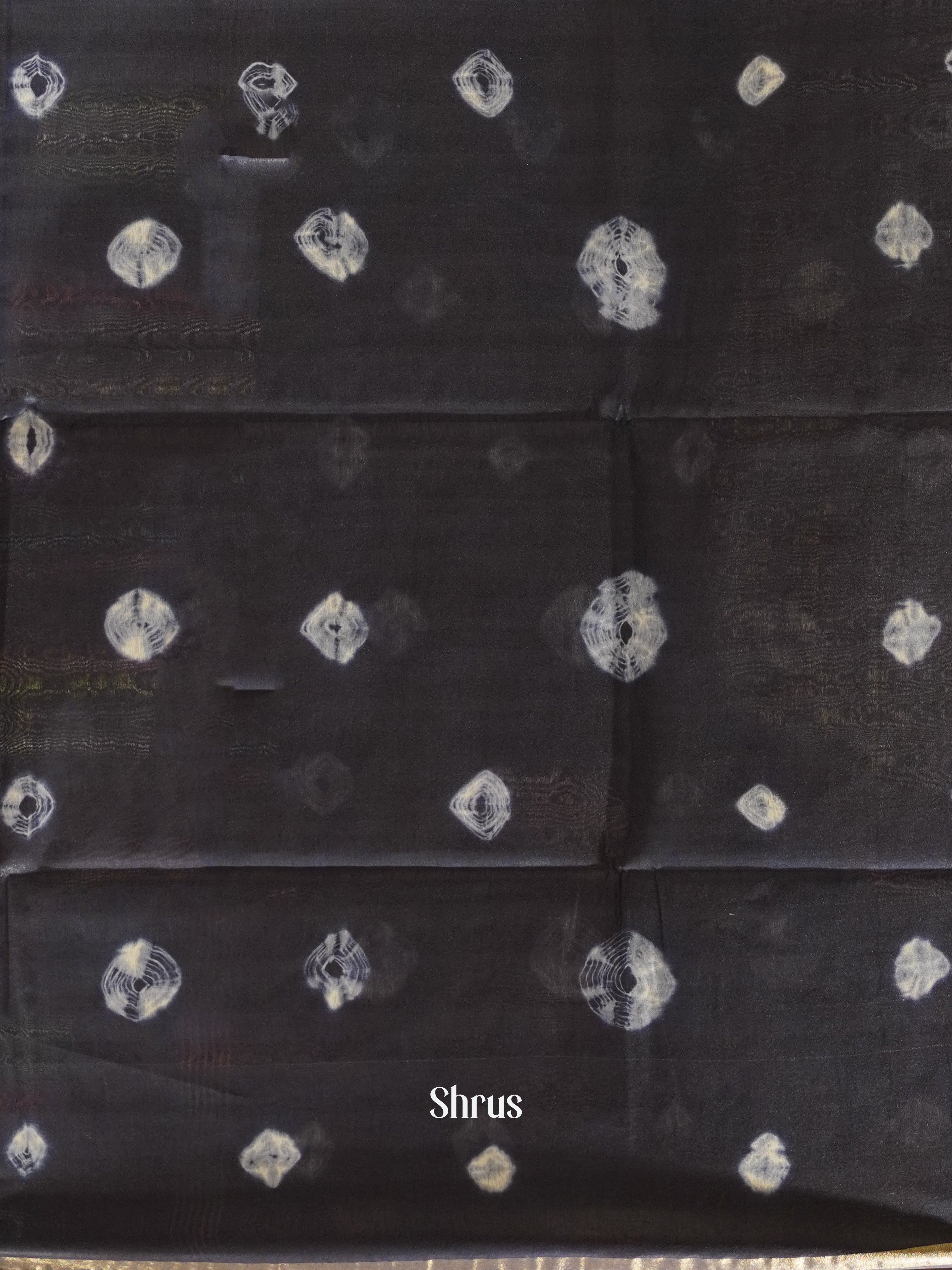 Red & Black - Shibori Saree - Shop on ShrusEternity.com