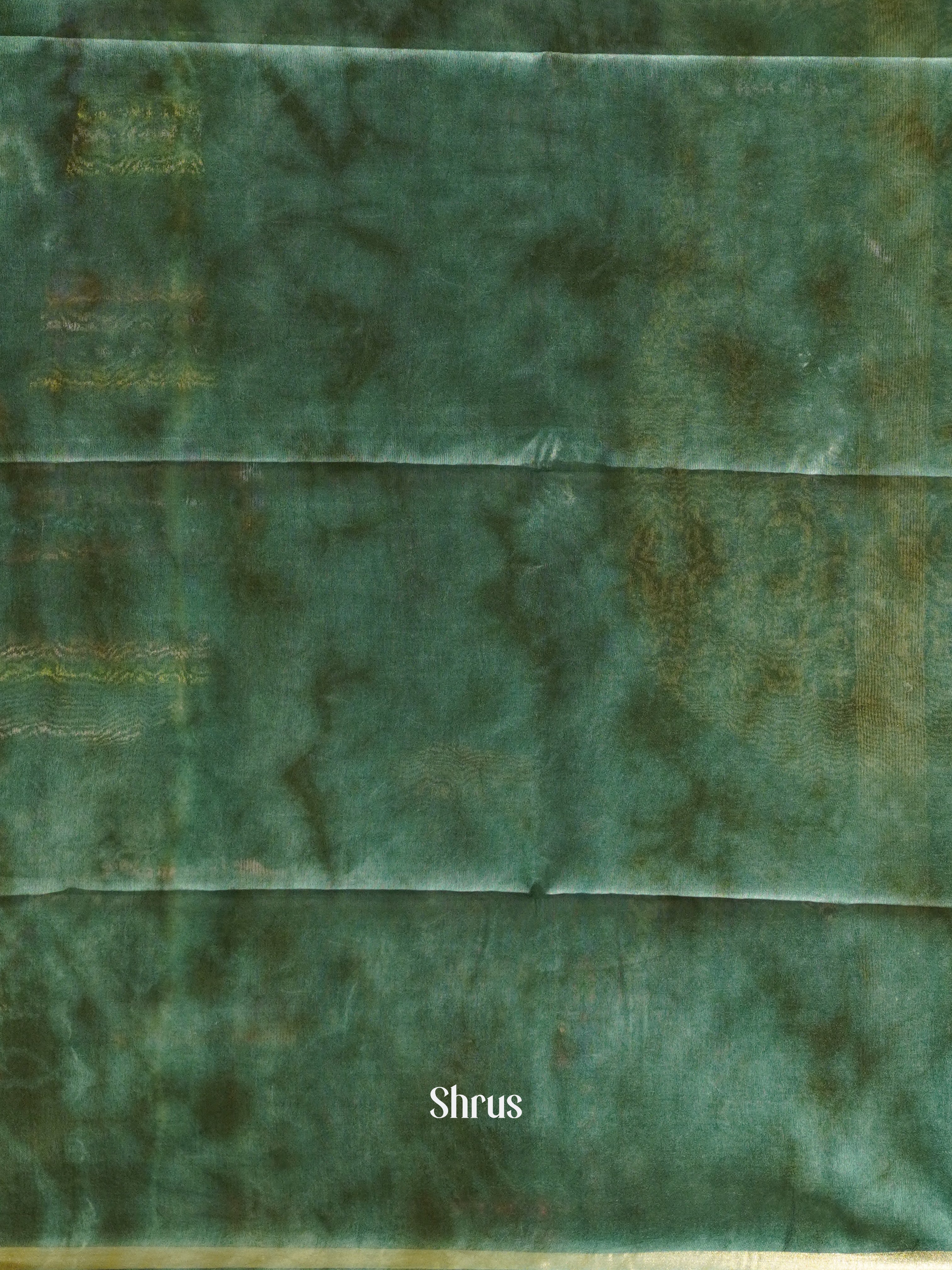 Green & Yellow - Shibori Saree - Shop on ShrusEternity.com