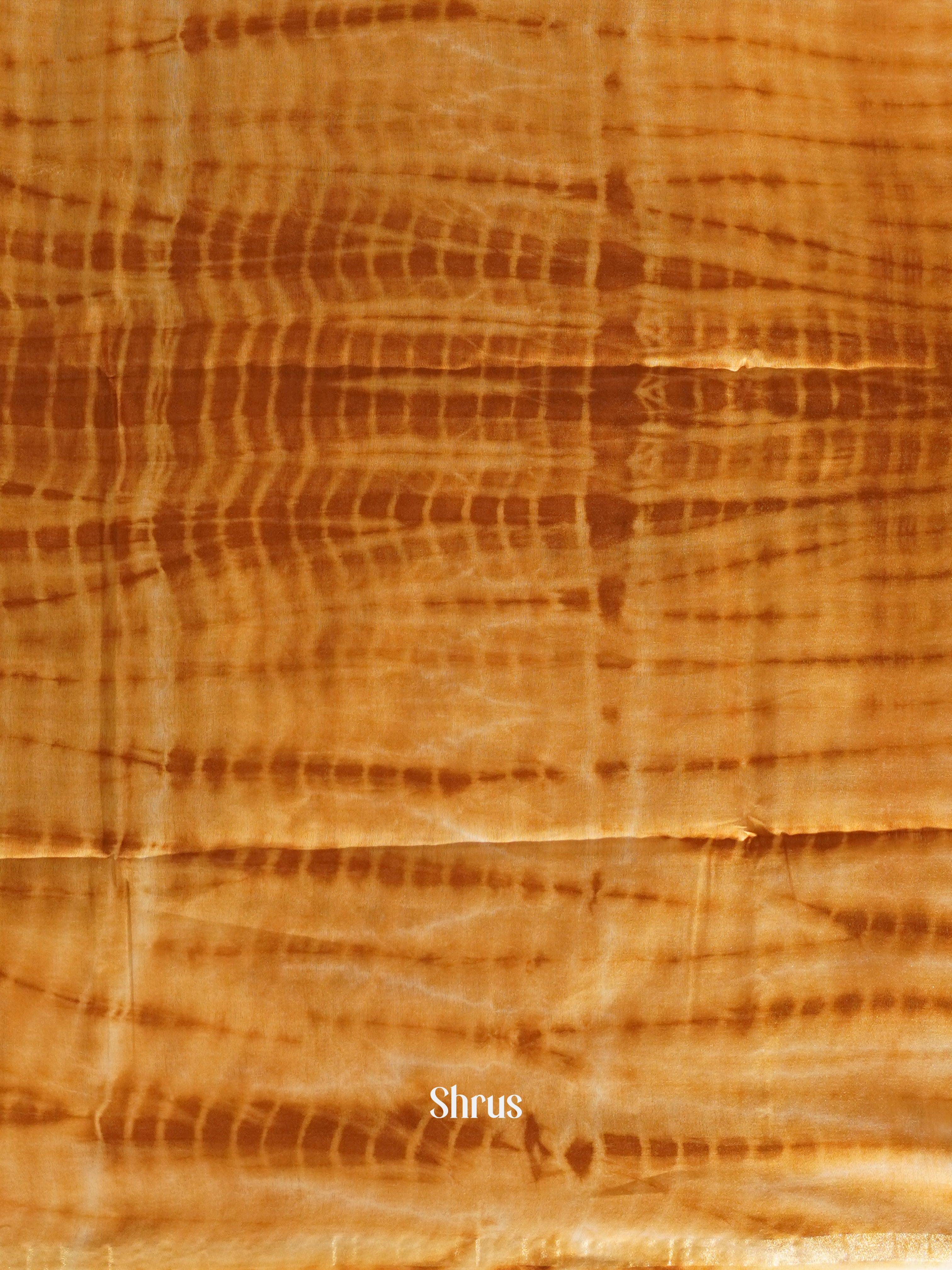 Brown & Grey - Shibori Saree - Shop on ShrusEternity.com