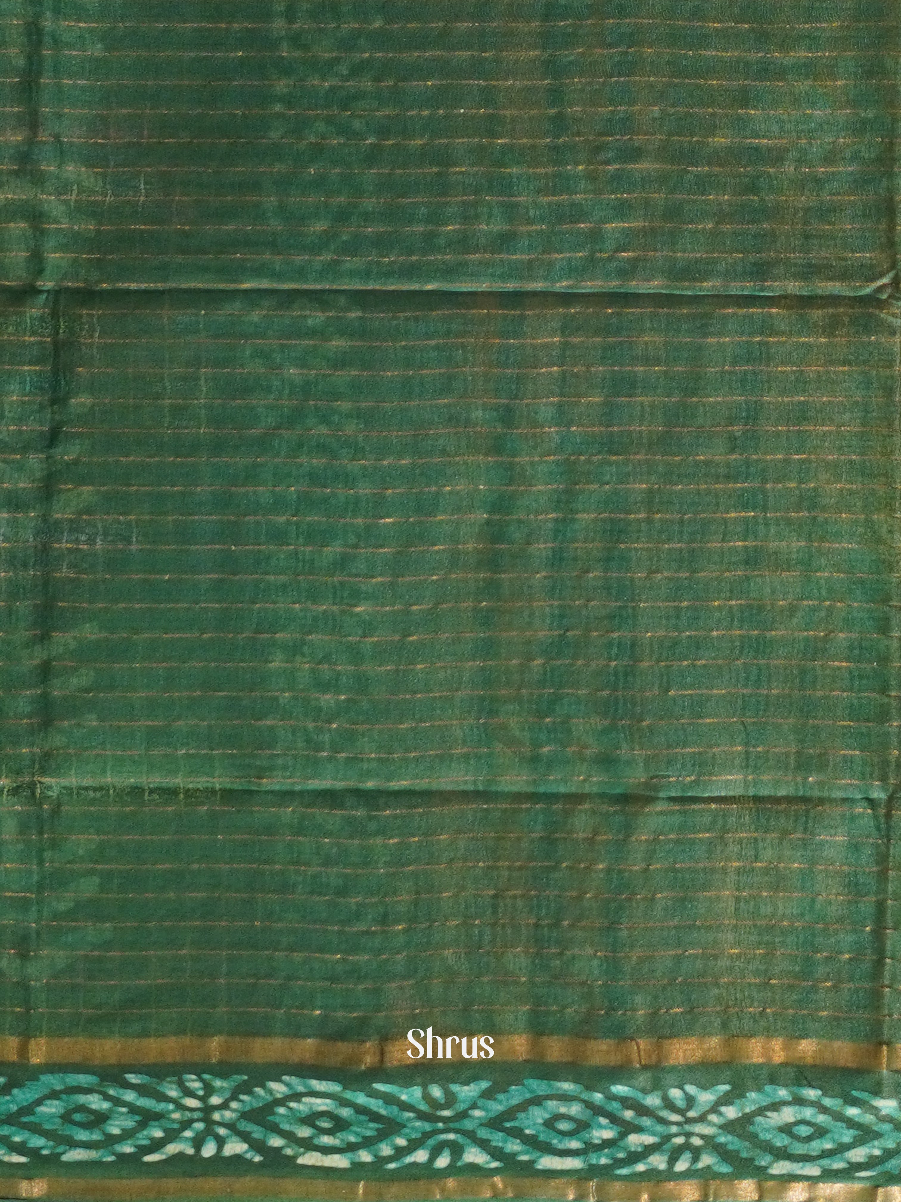 Green - Bhatik Saree - Shop on ShrusEternity.com