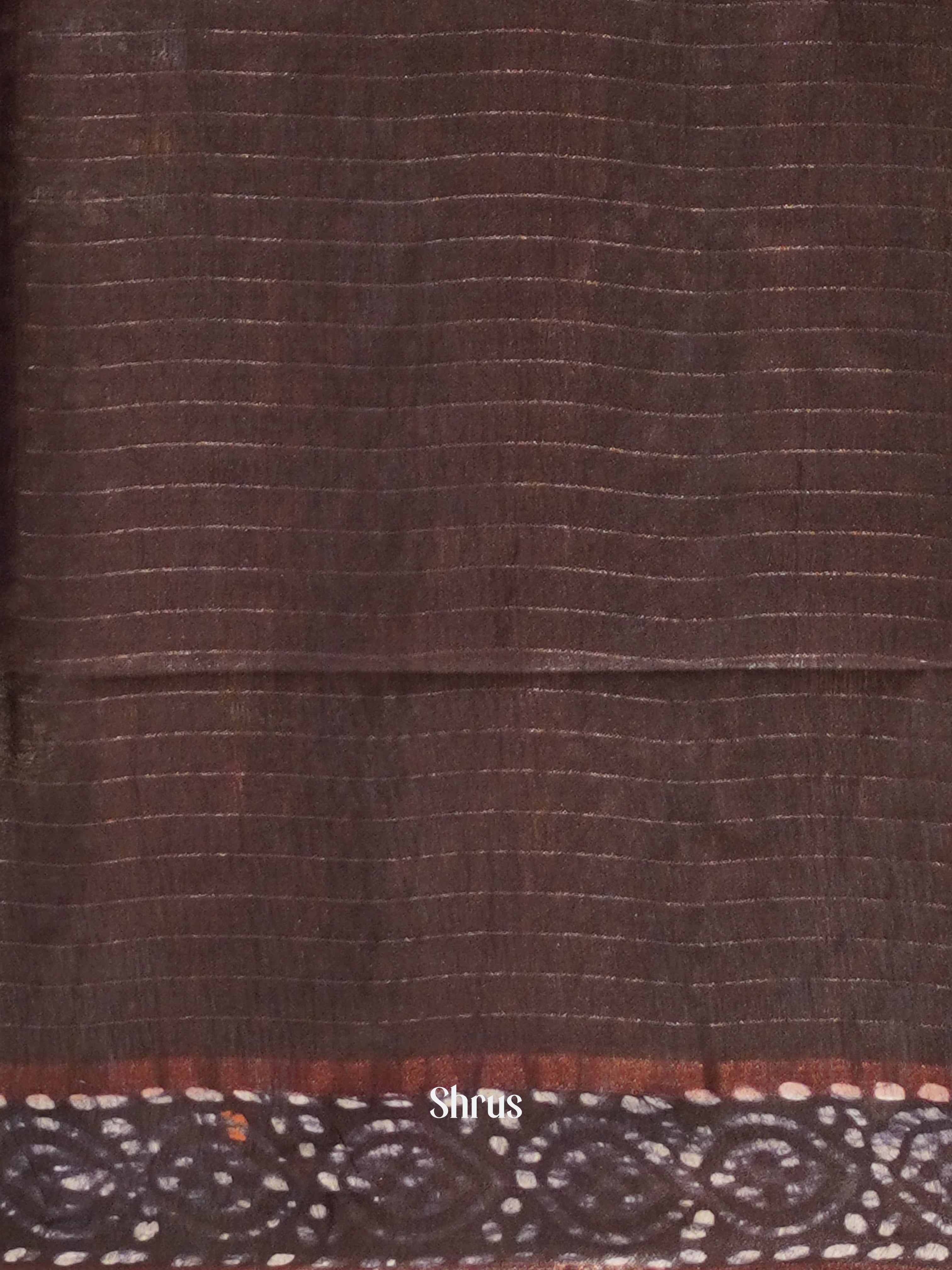 Brown - Bhatik Saree - Shop on ShrusEternity.com