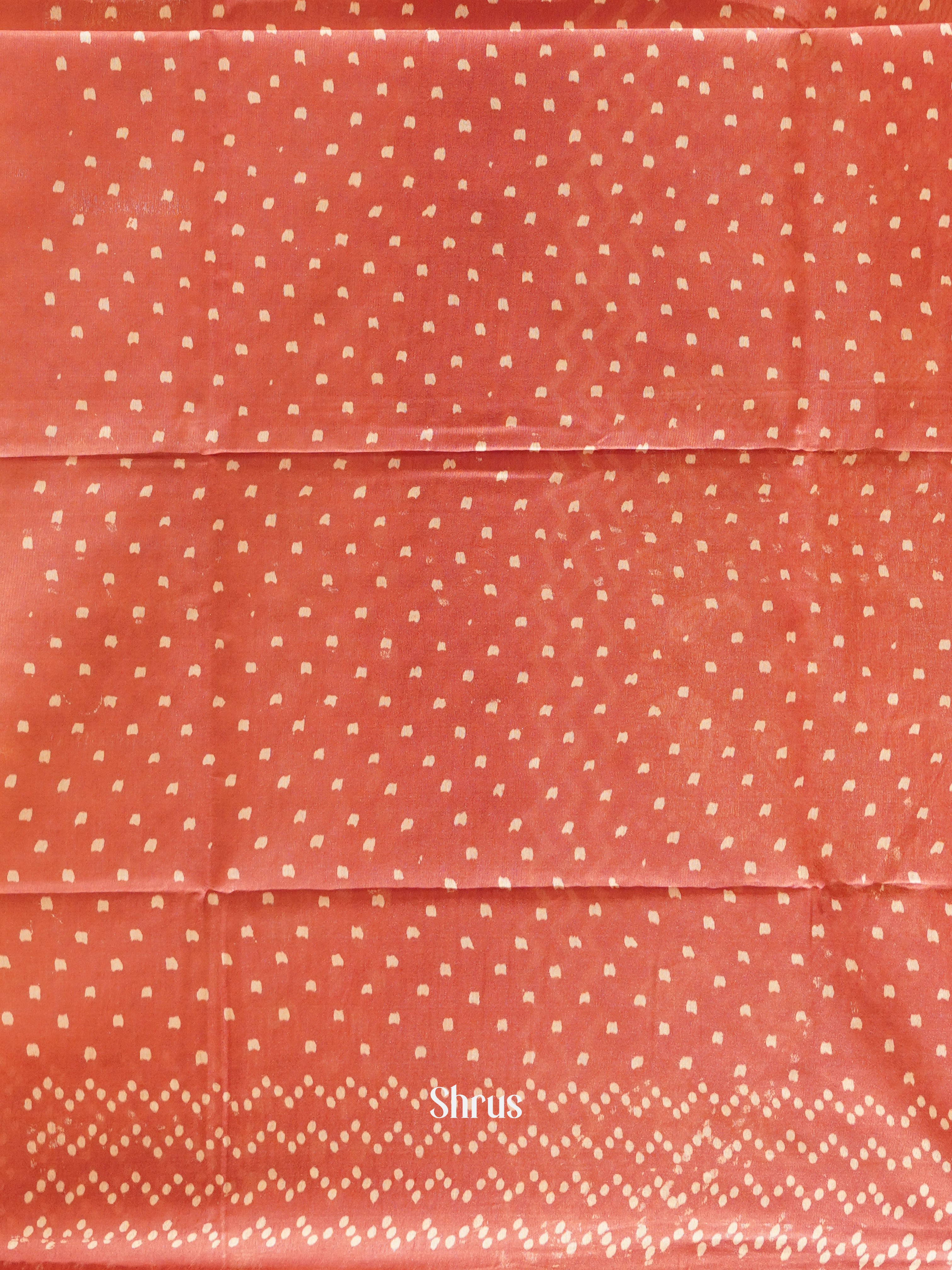 Pink - Semi Tussar Saree - Shop on ShrusEternity.com