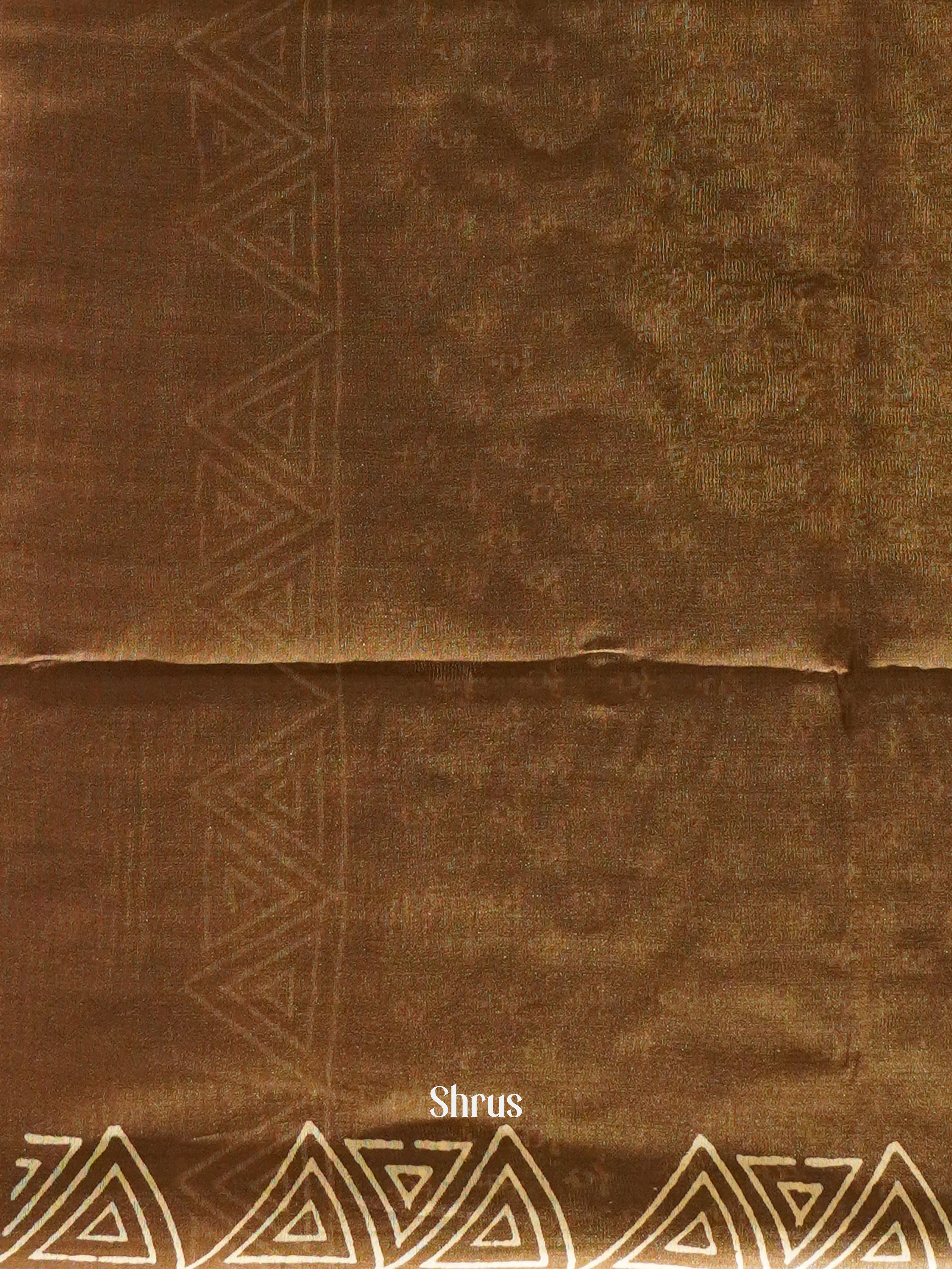 Light & Dark Brown - Semi Tussar Saree - Shop on ShrusEternity.com