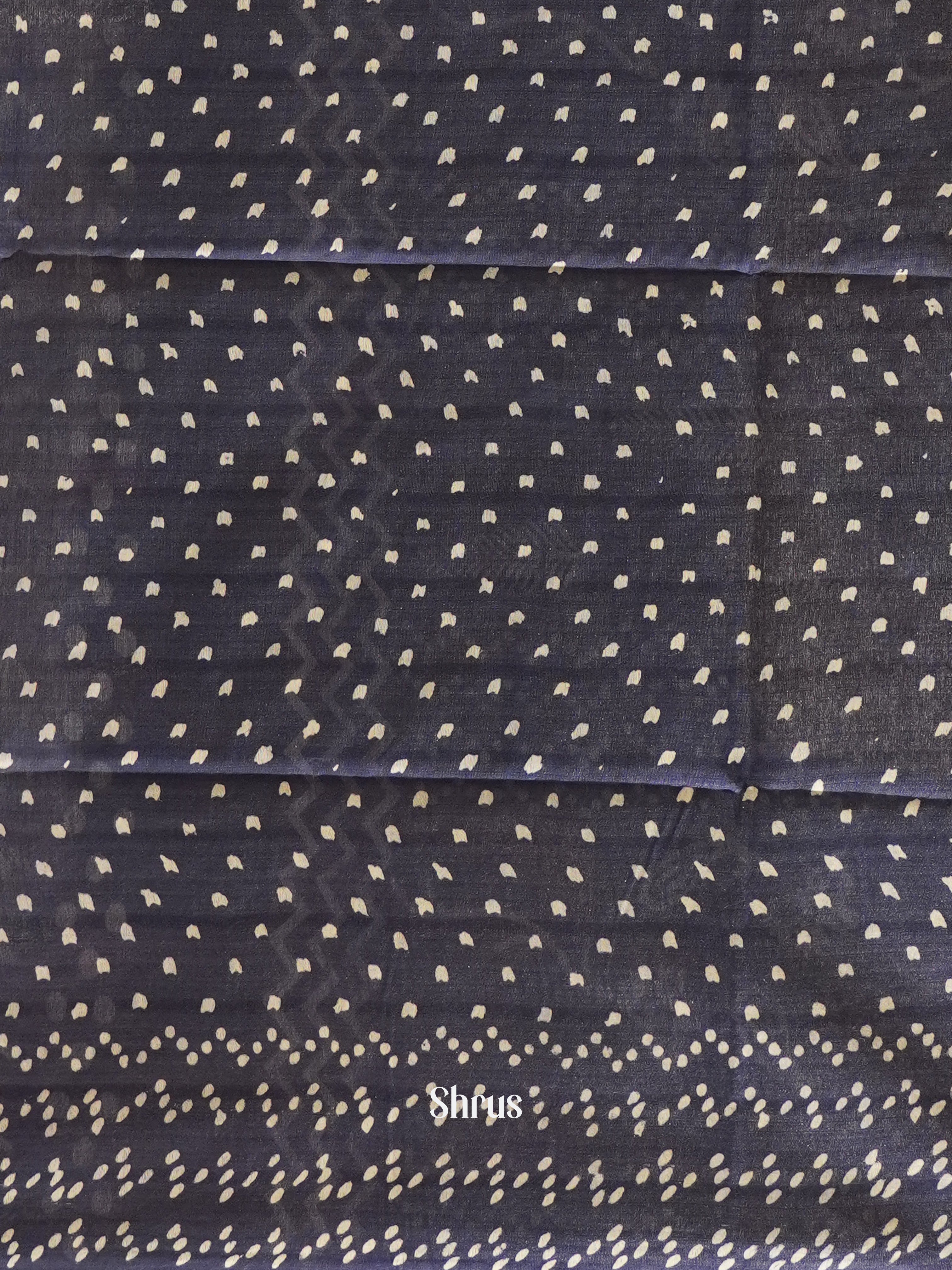 Light & Dark Grey - Semi Tussar Saree - Shop on ShrusEternity.com