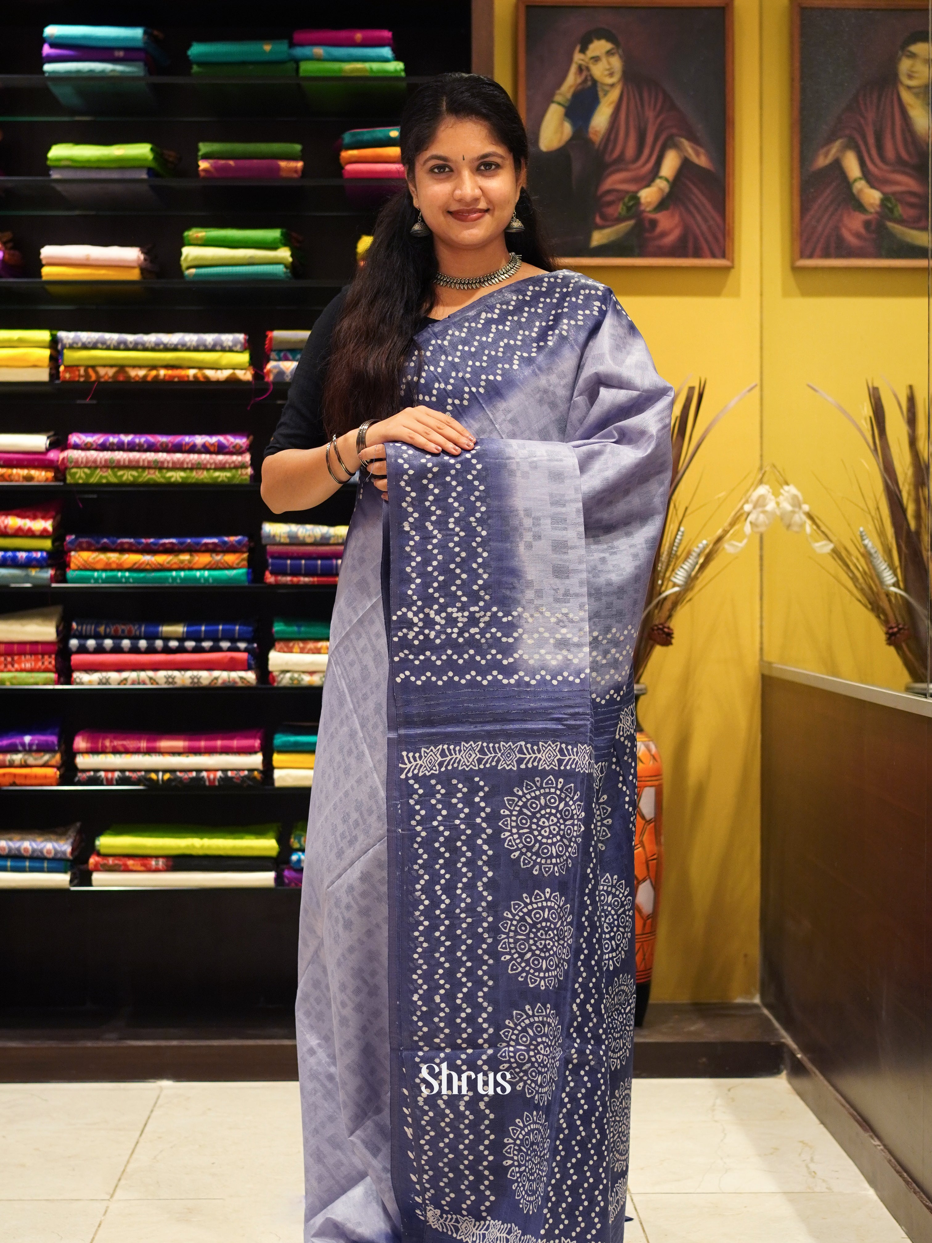 Lavender - Semi Tussar - Shop on ShrusEternity.com