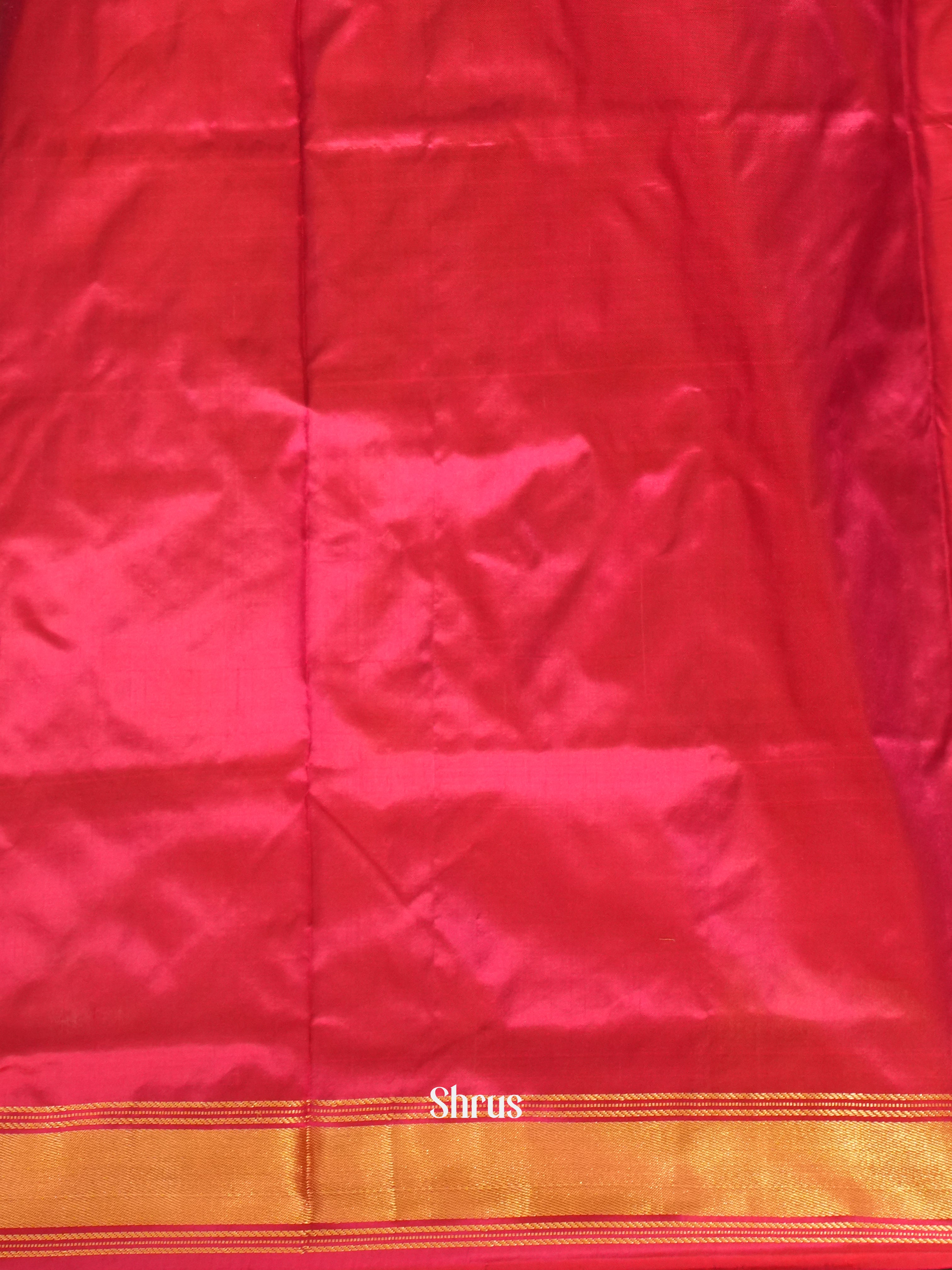 Blue & Pink - Ikkat Silk Saree - Shop on ShrusEternity.com