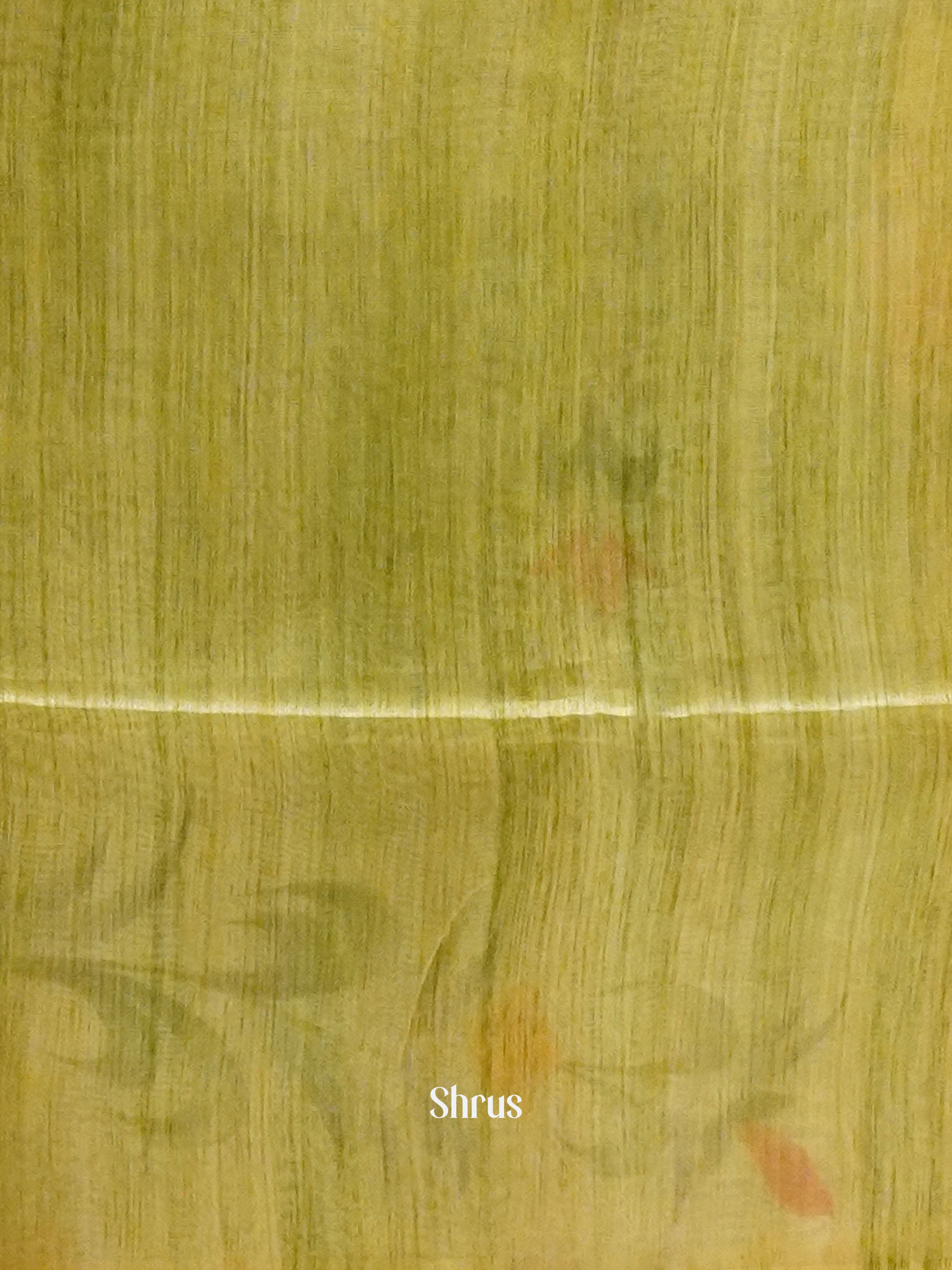 Green & Peach - Semi Jute Saree - Shop on ShrusEternity.com