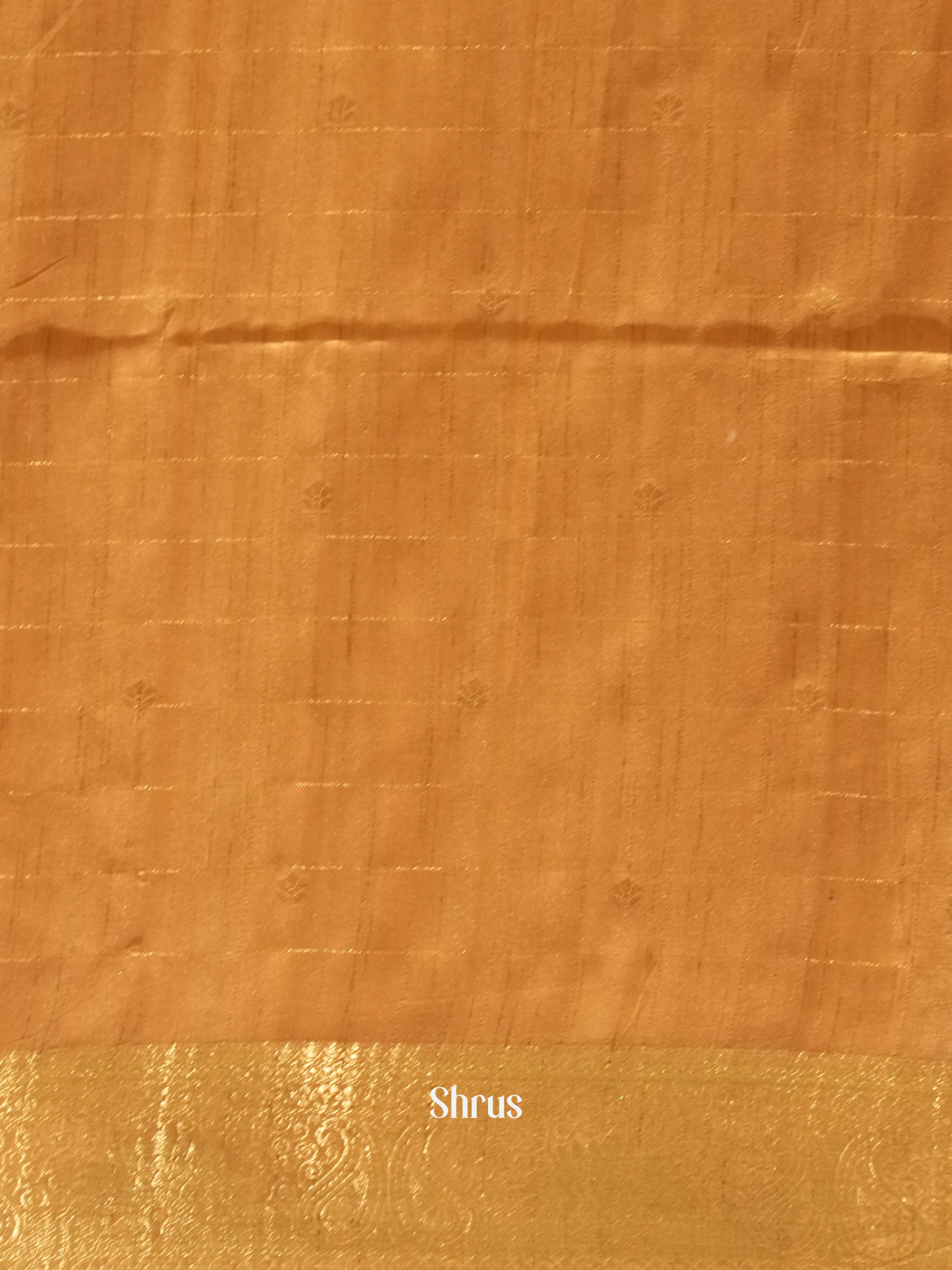 Dull Brown - Semi Crepe Saree - Shop on ShrusEternity.com
