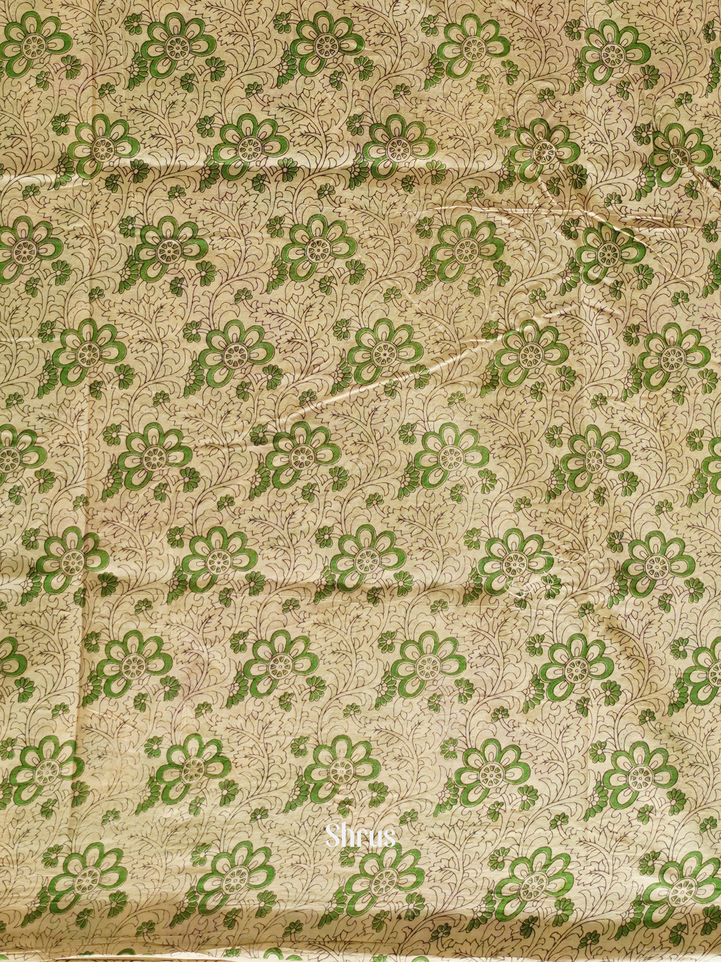 CES04122 - Kalamkari cotton Saree - Shop on ShrusEternity.com