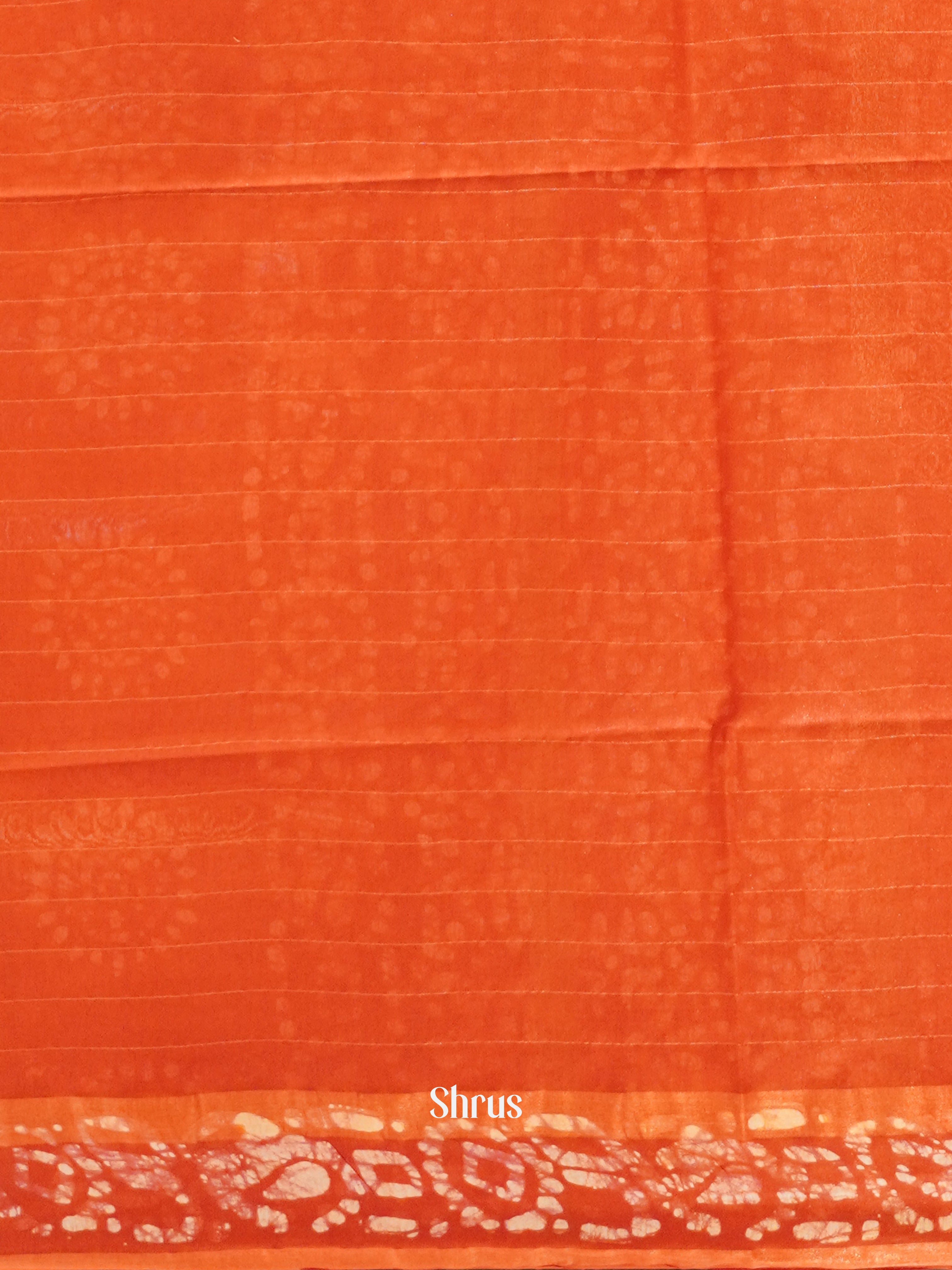 Yellow & Red - Bhatik Saree - Shop on ShrusEternity.com