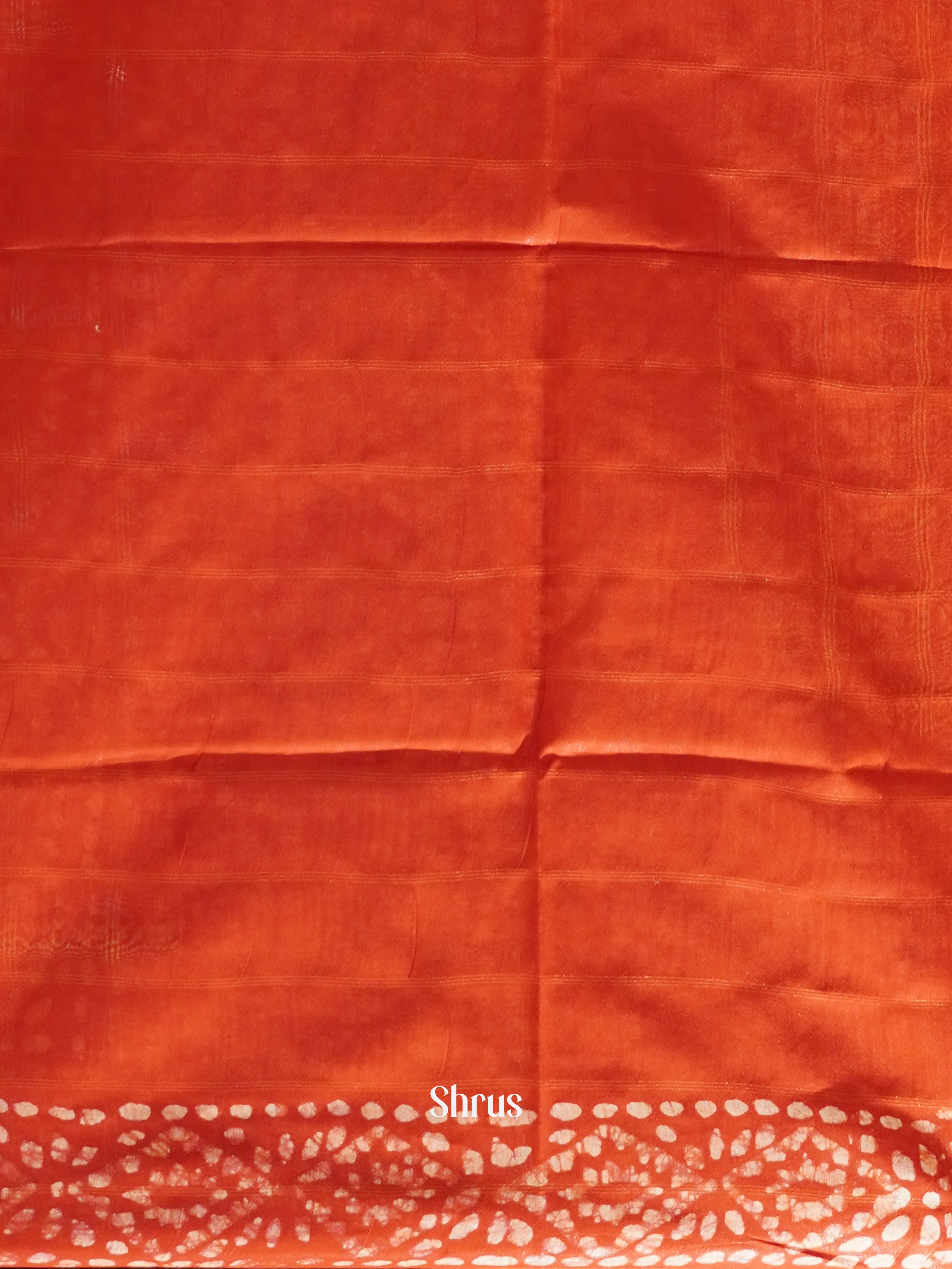 Yellow & Red - Bhatik Saree - Shop on ShrusEternity.com