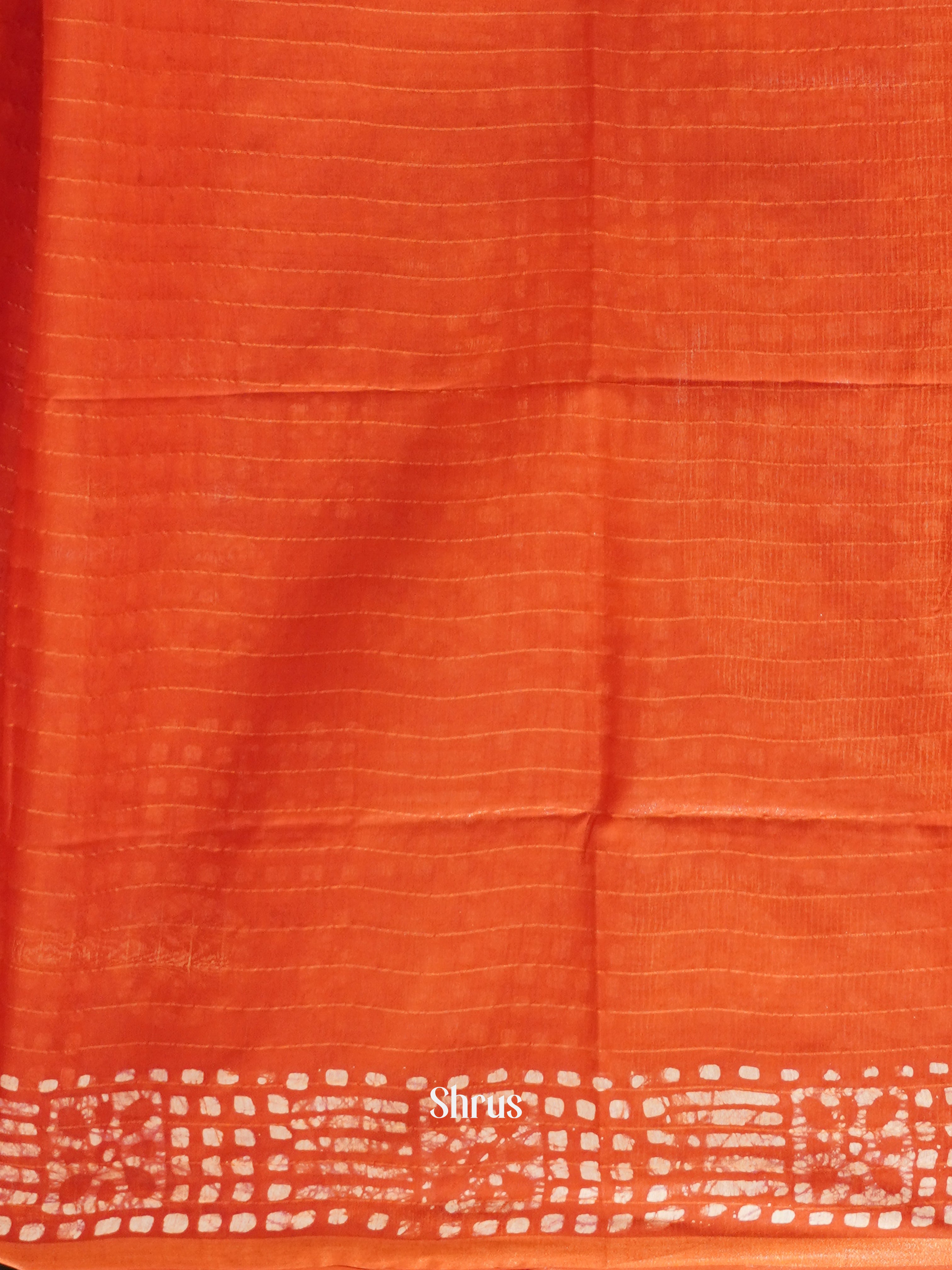 Yellow & Red - Bhatik Saree - Shop on ShrusEternity.com