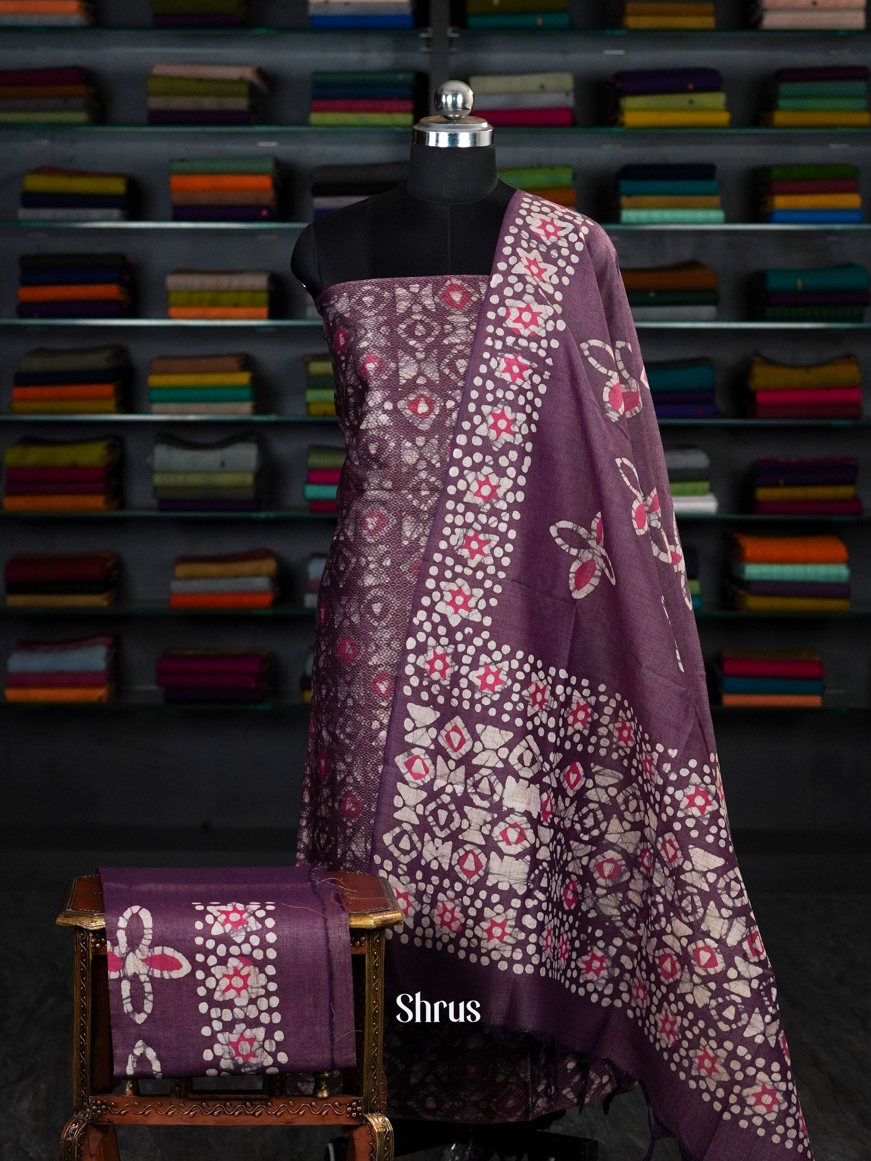 Violet - Bhatik salwar - Shop on ShrusEternity.com