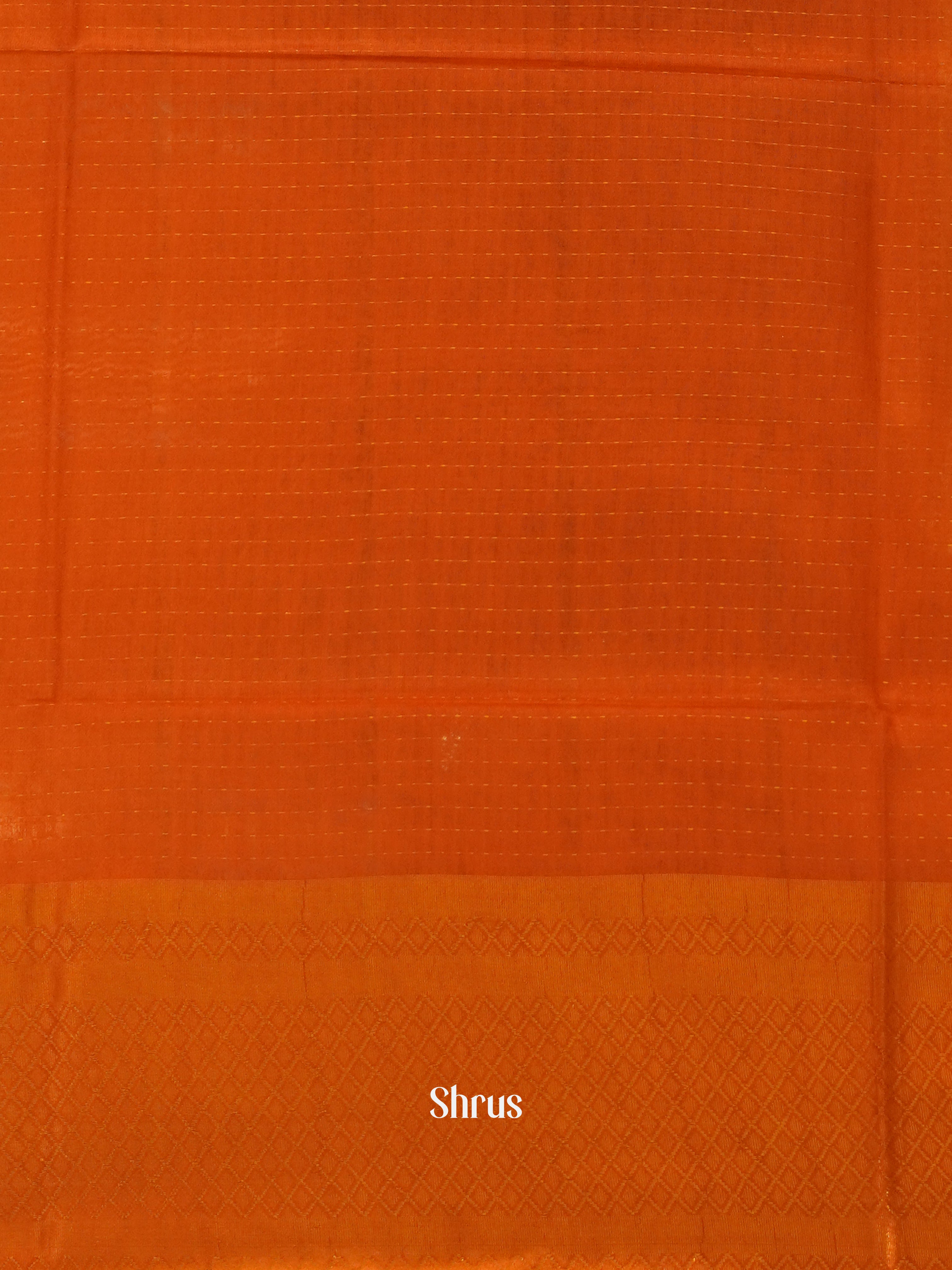Violet & Orange - Semi tussar Saree - Shop on ShrusEternity.com