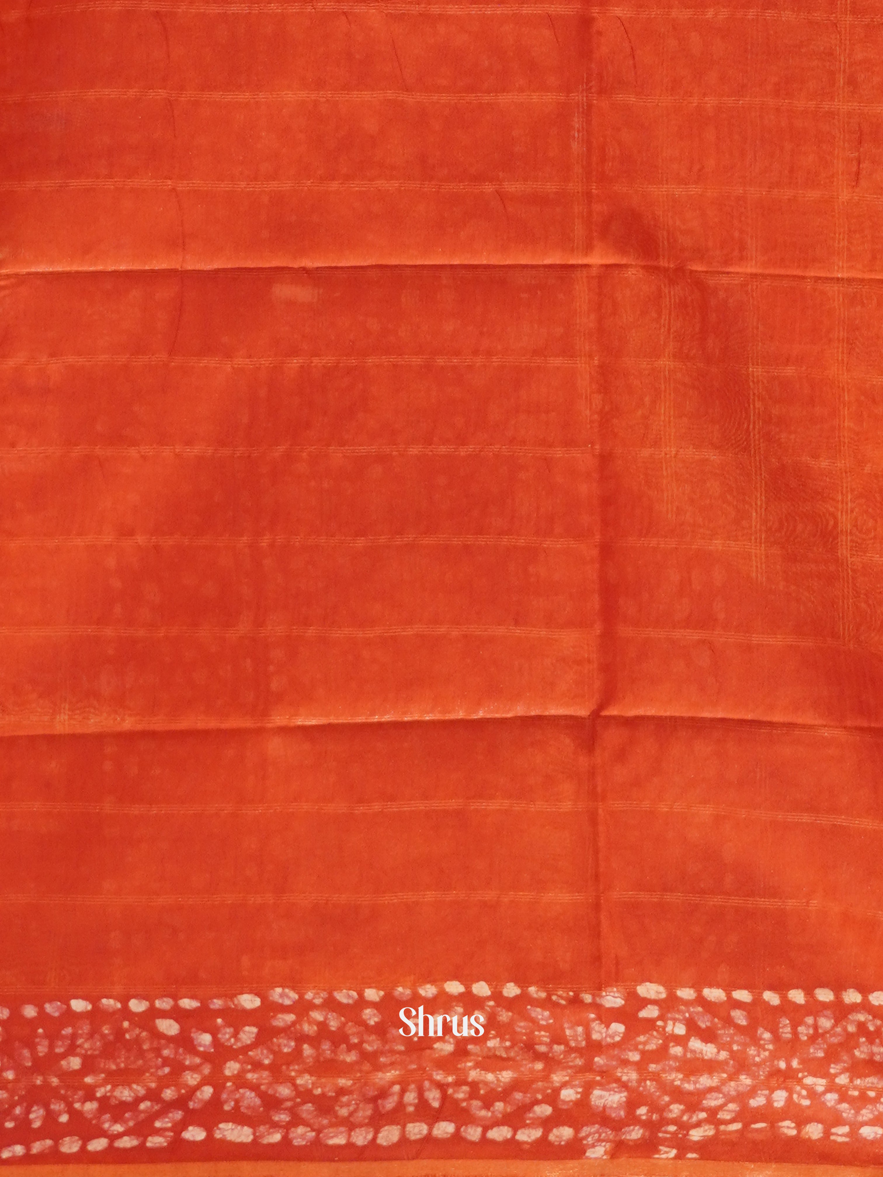 Yellow & Red - Bhatik Saree - Shop on ShrusEternity.com