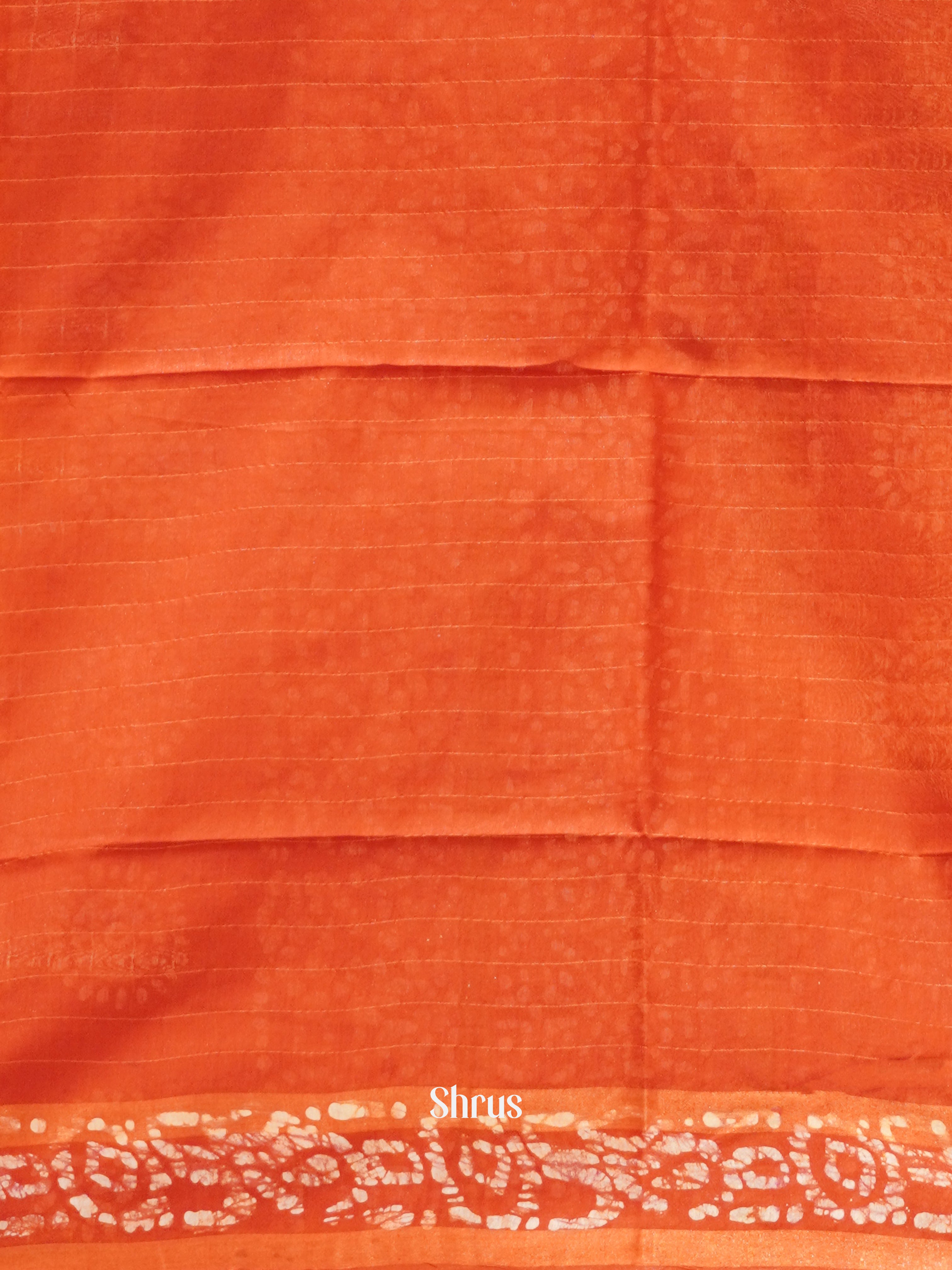 Yellow & Red - Bhatik Saree - Shop on ShrusEternity.com