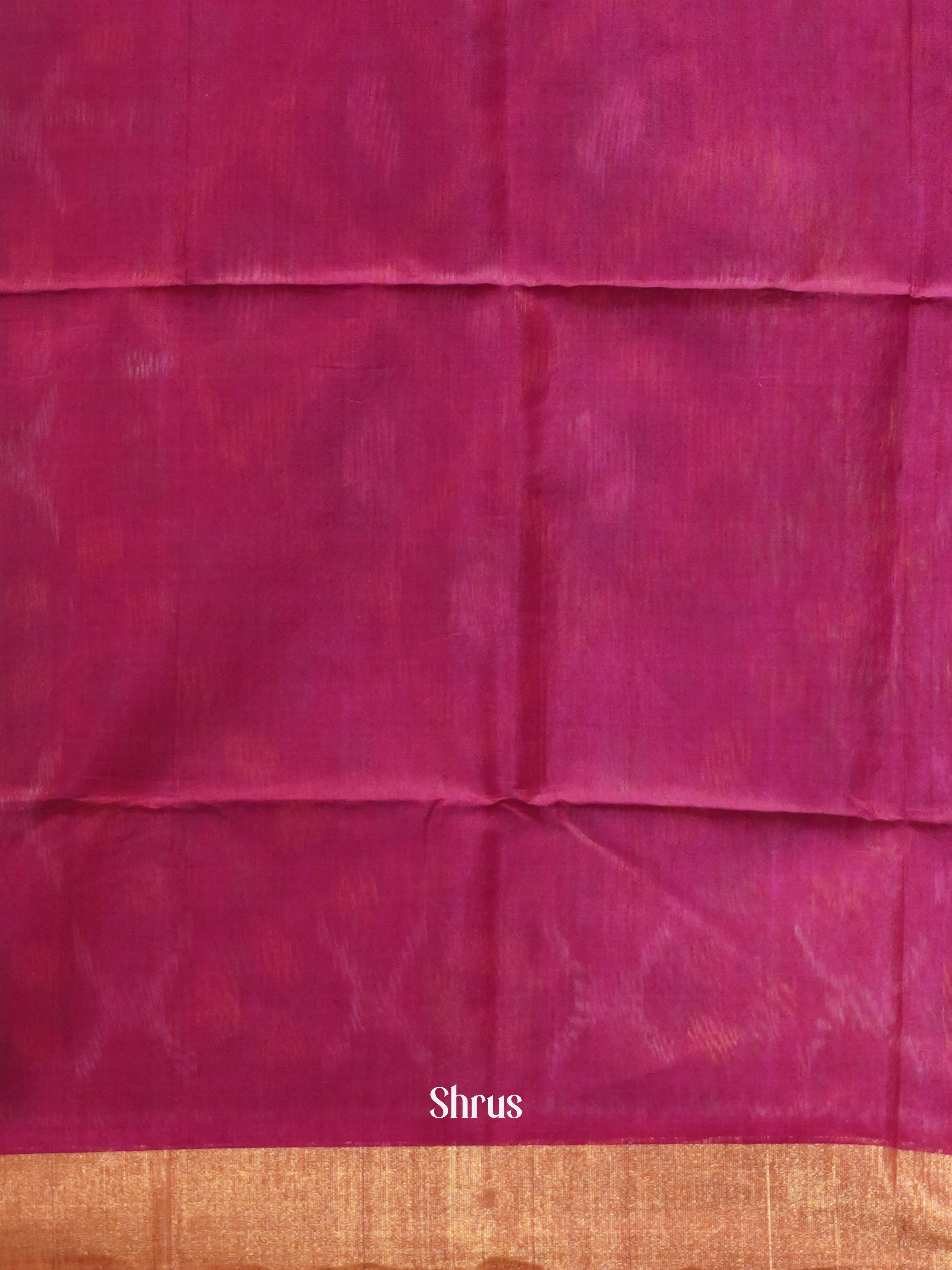 Green & Maroon- Pochampally sico Saree - Shop on ShrusEternity.com
