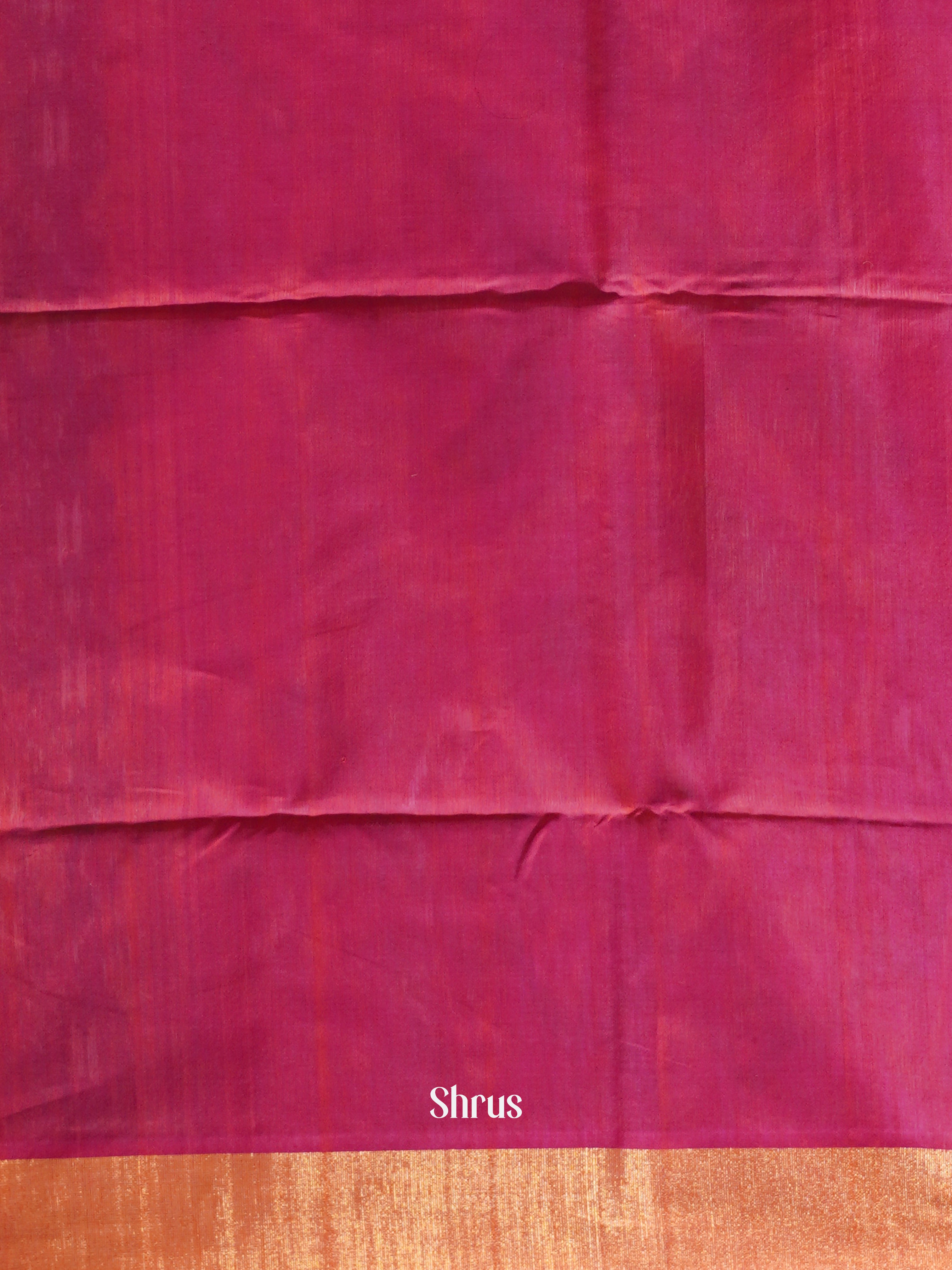 Green & Maroon - Pochampally sico Saree - Shop on ShrusEternity.com