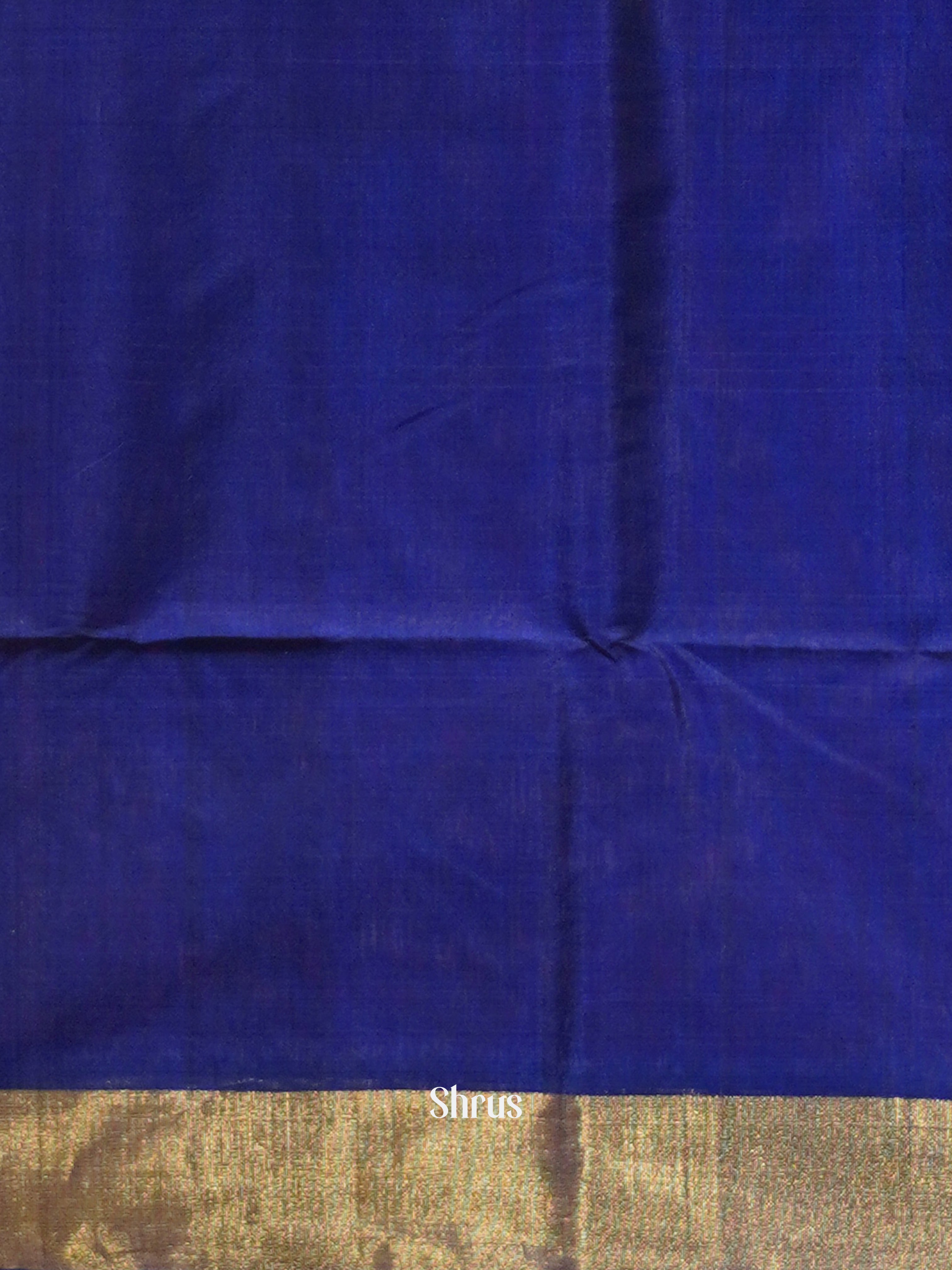 Red & Blue - Pochampally sico Saree - Shop on ShrusEternity.com