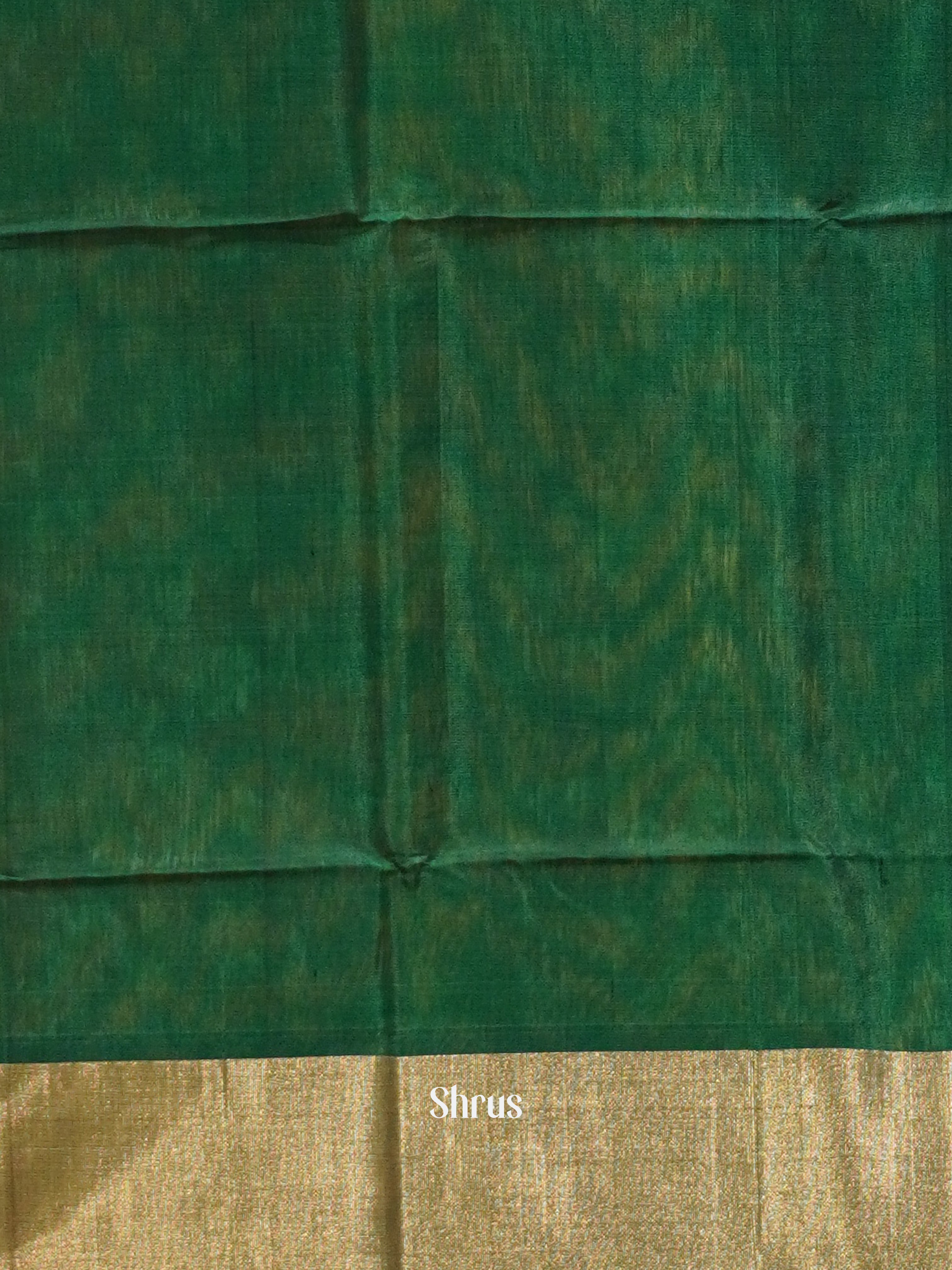 Orange & Green - Pochampally sico Saree - Shop on ShrusEternity.com