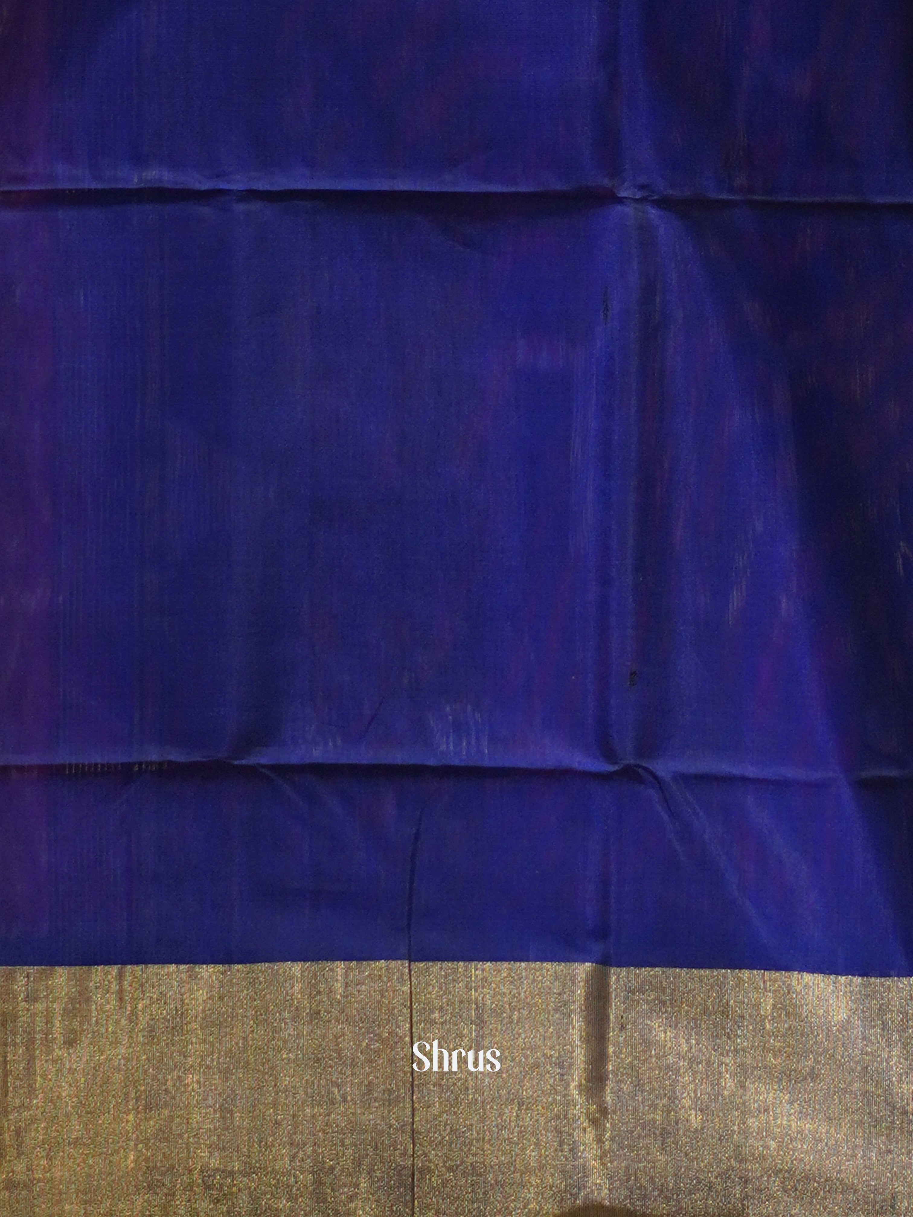 Majenta & Blue - Pochampally sico Saree - Shop on ShrusEternity.com