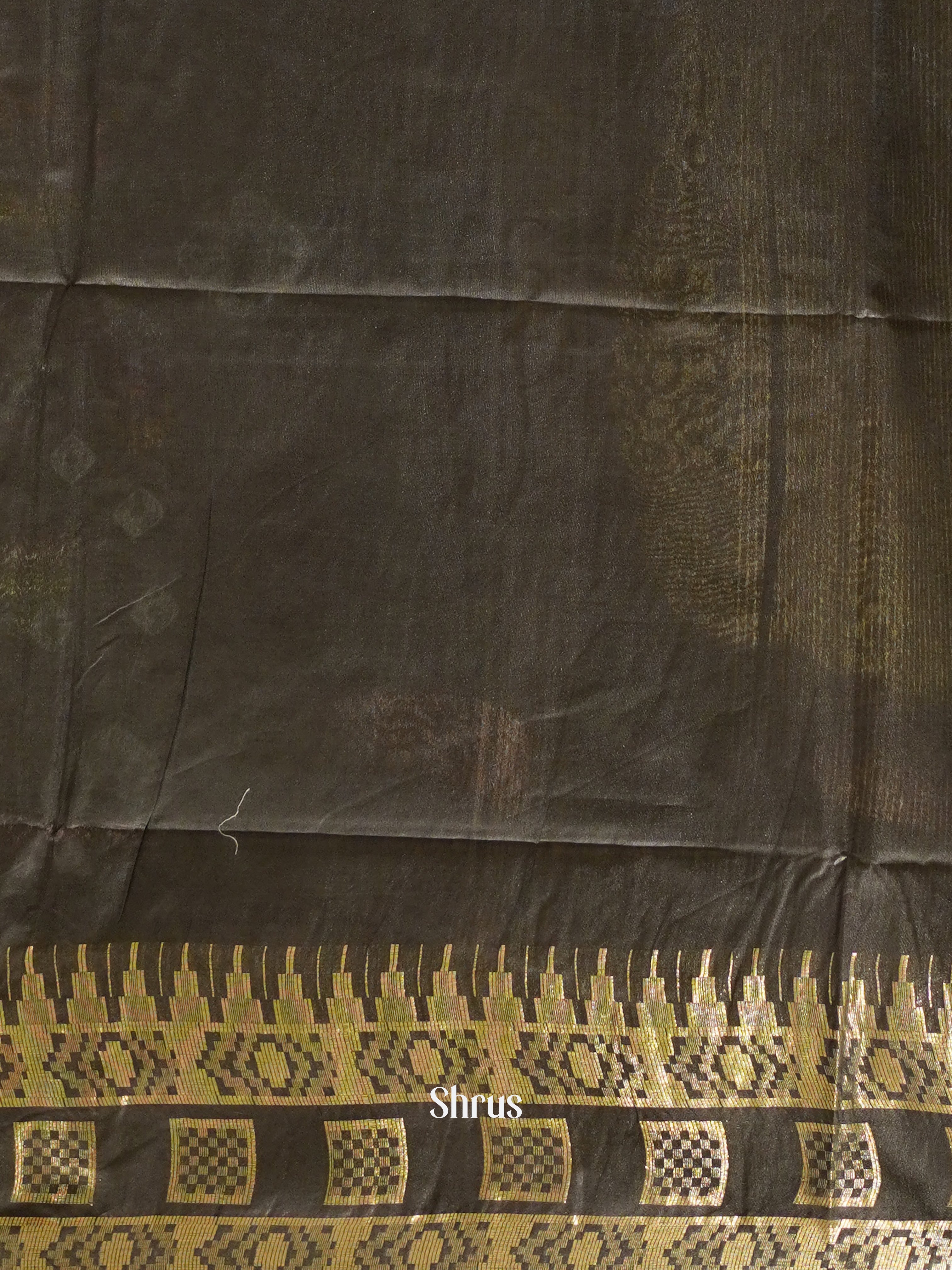 Grey & Black - Shibori Saree - Shop on ShrusEternity.com