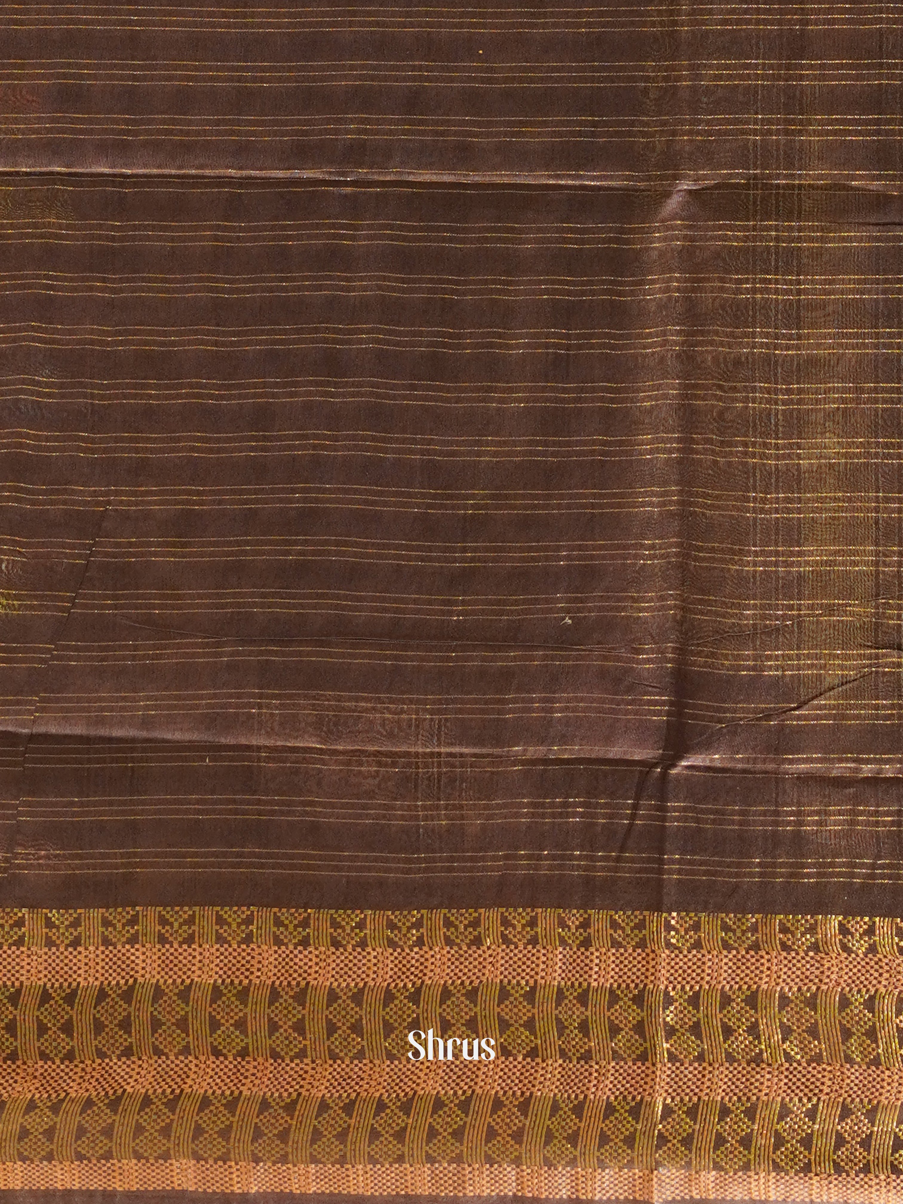 Brown - Shibori Saree - Shop on ShrusEternity.com