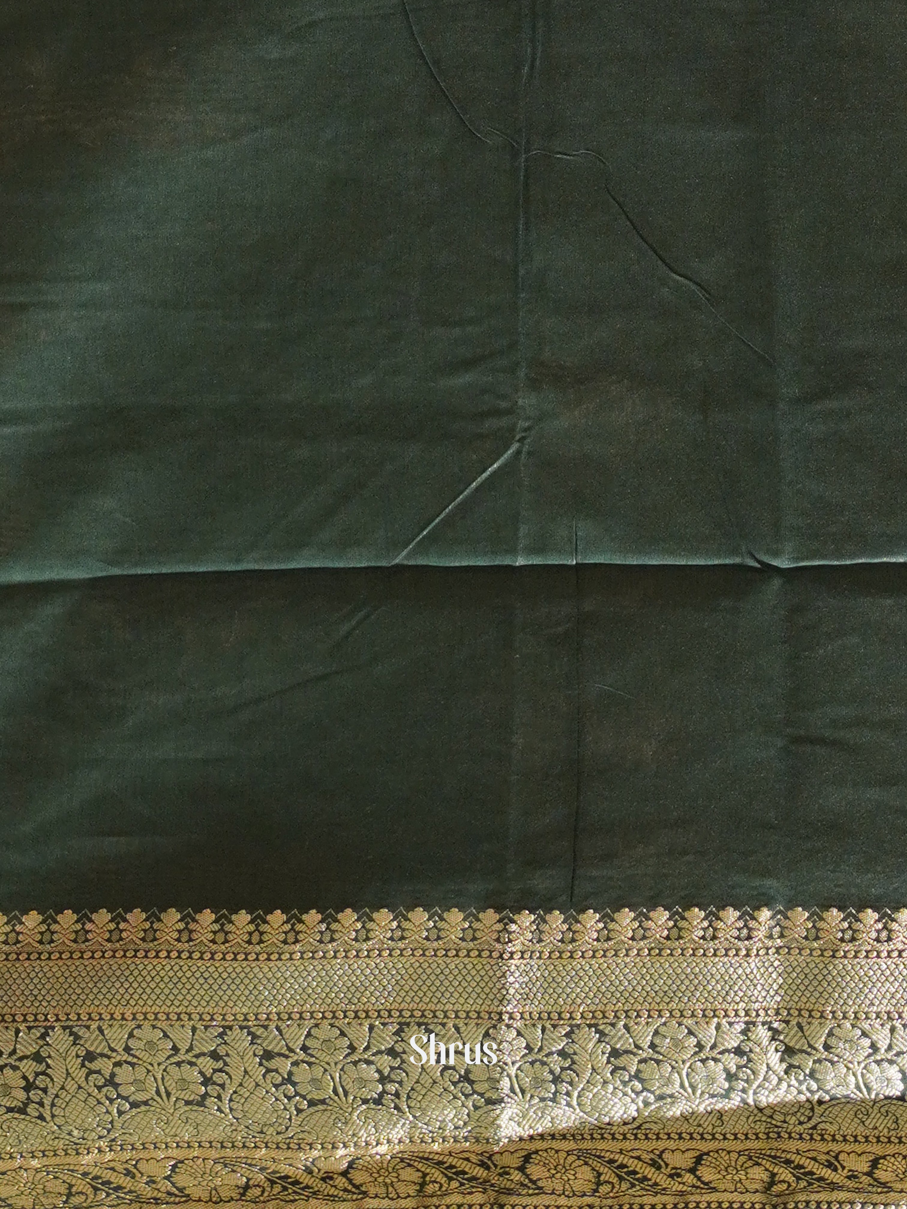 Green (Single Tone) - Semi Tusar Saree - Shop on ShrusEternity.com