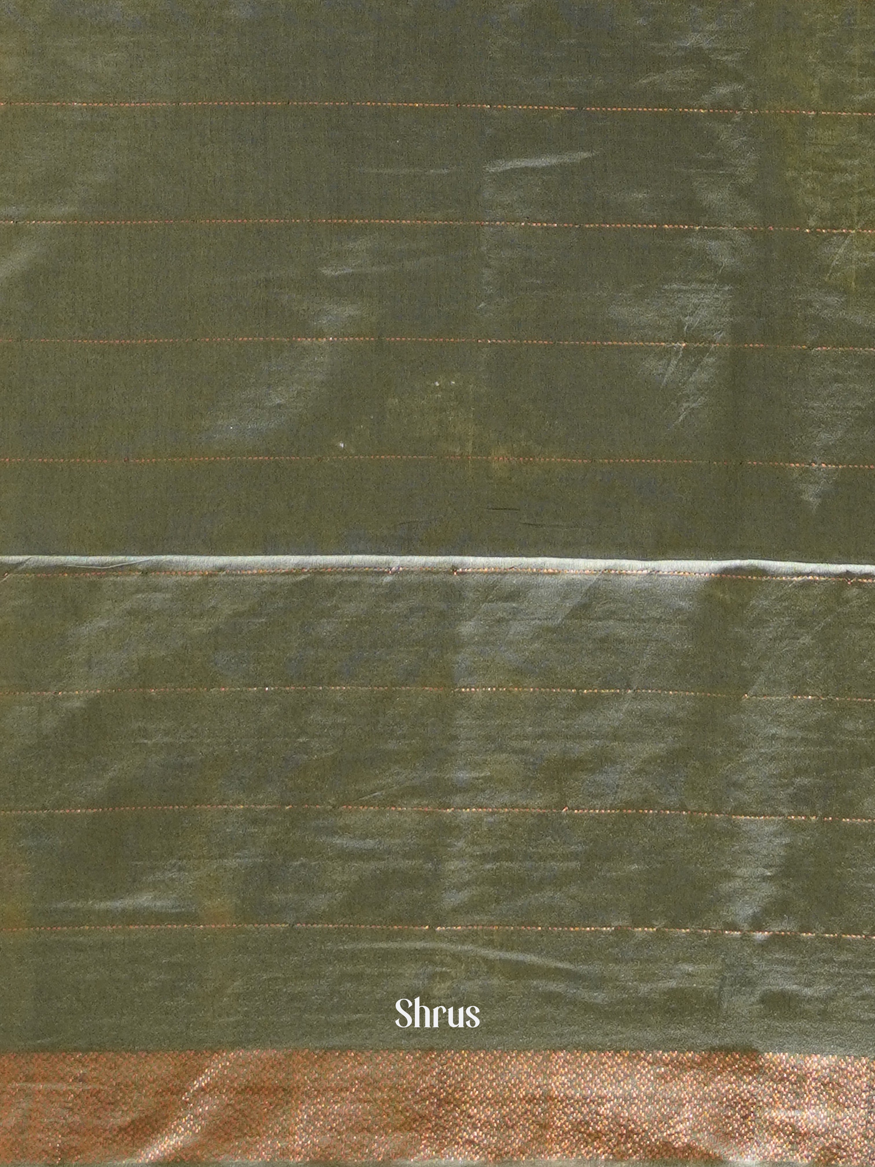 Grey(Single Tone)- Semi Tussar Saree - Shop on ShrusEternity.com