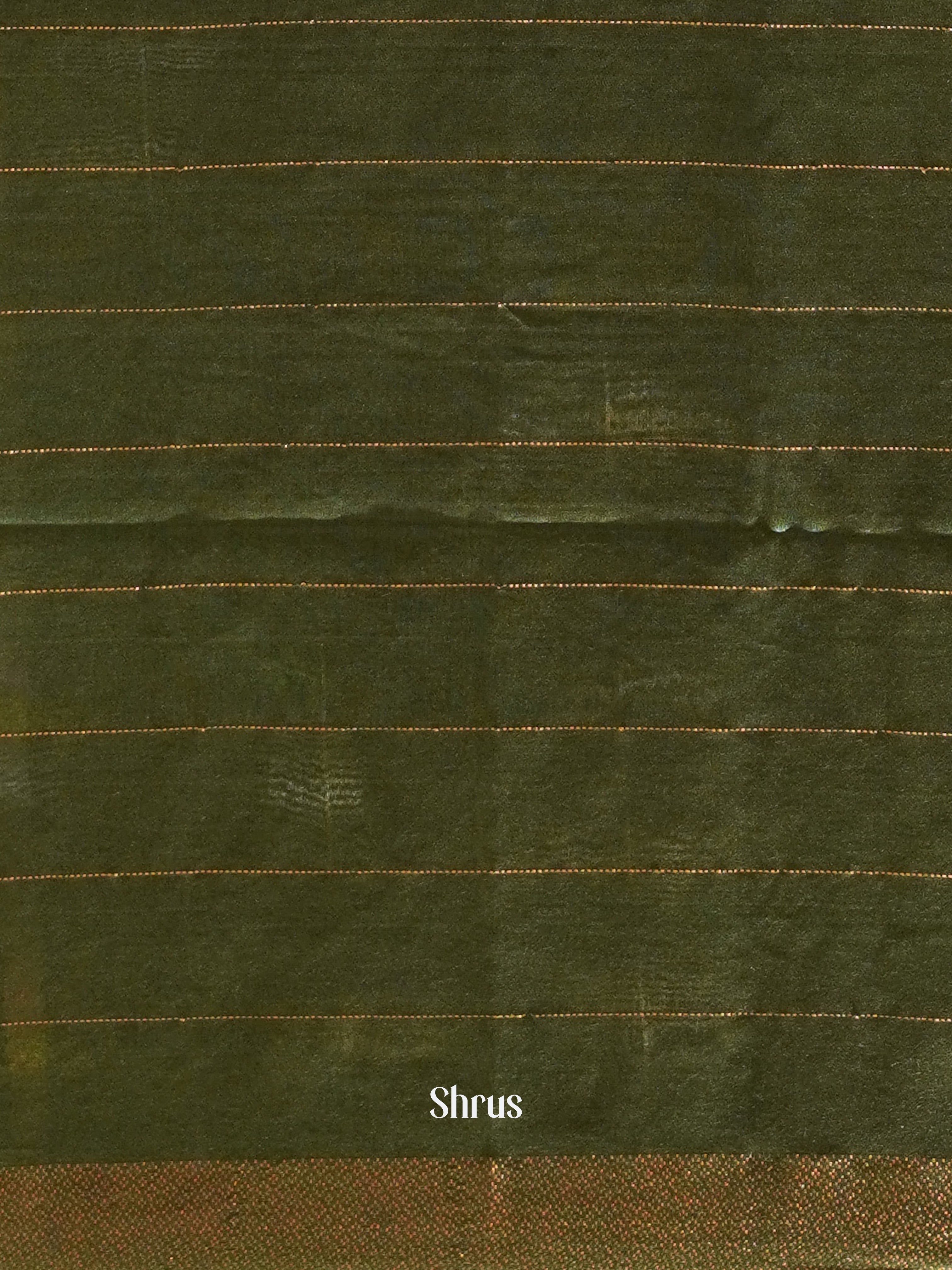 Green(Single Tone) - Semi Tussar Saree - Shop on ShrusEternity.com