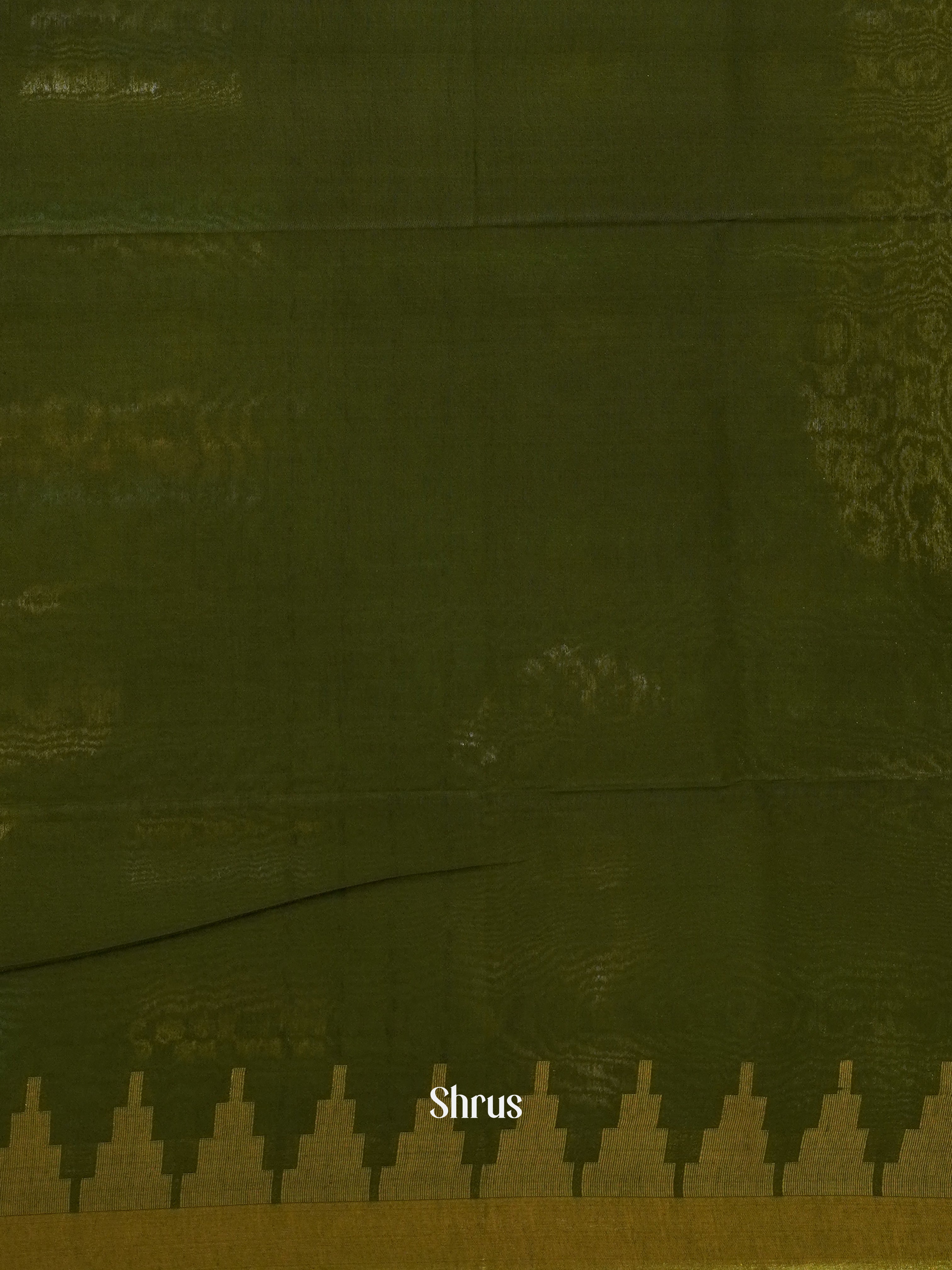 Green(Single Tone)- Semi Tussar Saree - Shop on ShrusEternity.com