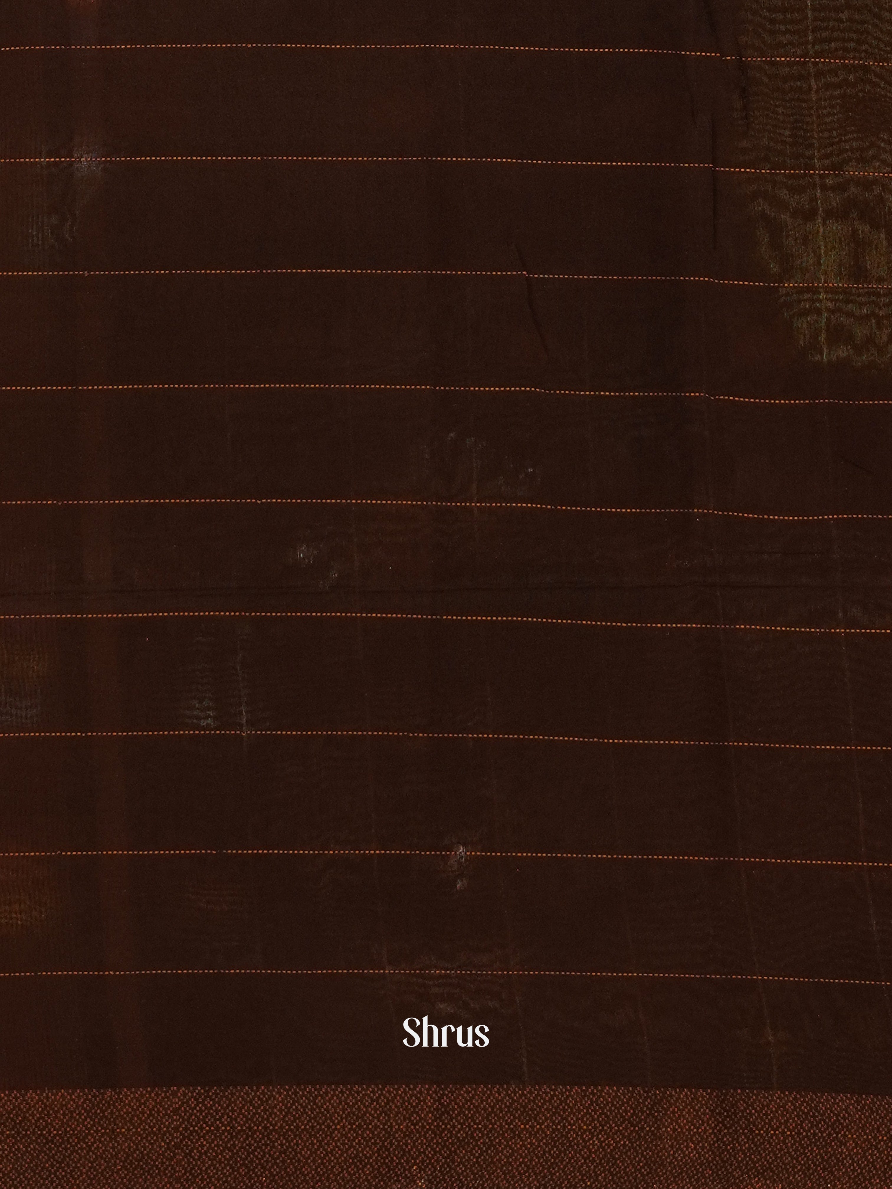 Brown(Single Tone)- Semi Tussar Saree - Shop on ShrusEternity.com