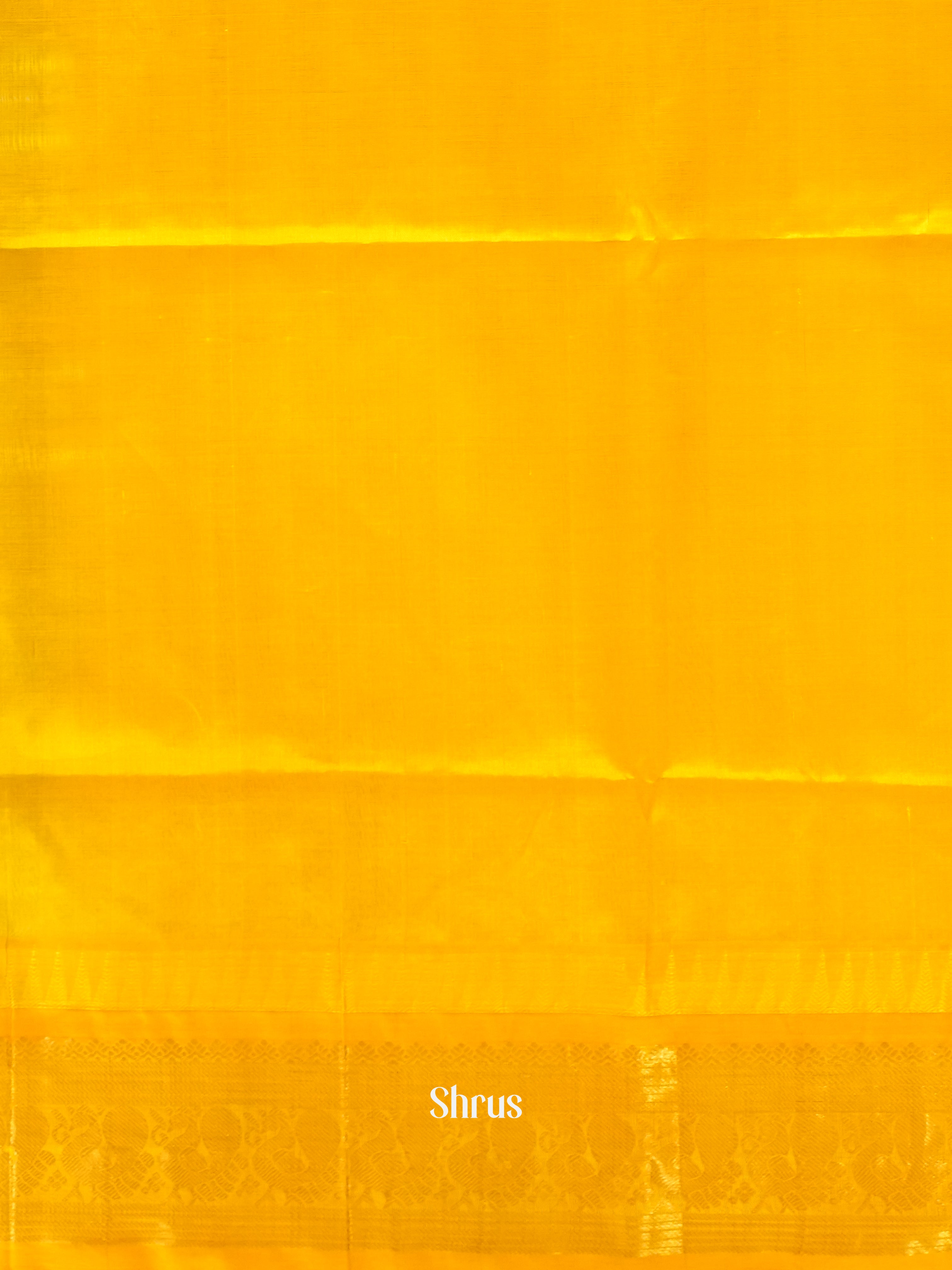 Green & Yellow - Silk Cotton Saree - Shop on ShrusEternity.com